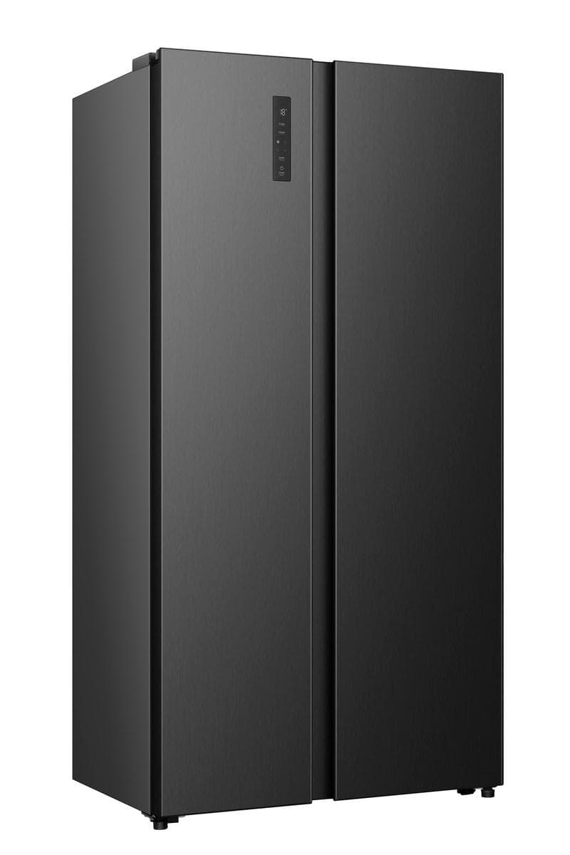 HISENSE Side-by-Side Kühlschrank RS3P558NE Schwarz Inox