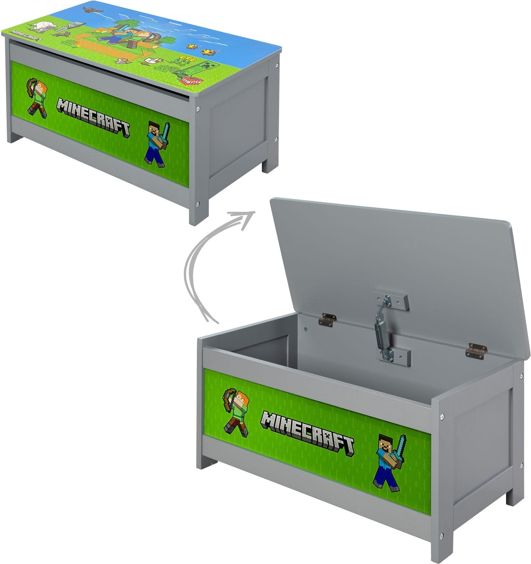 Truhe Minecraft Grau