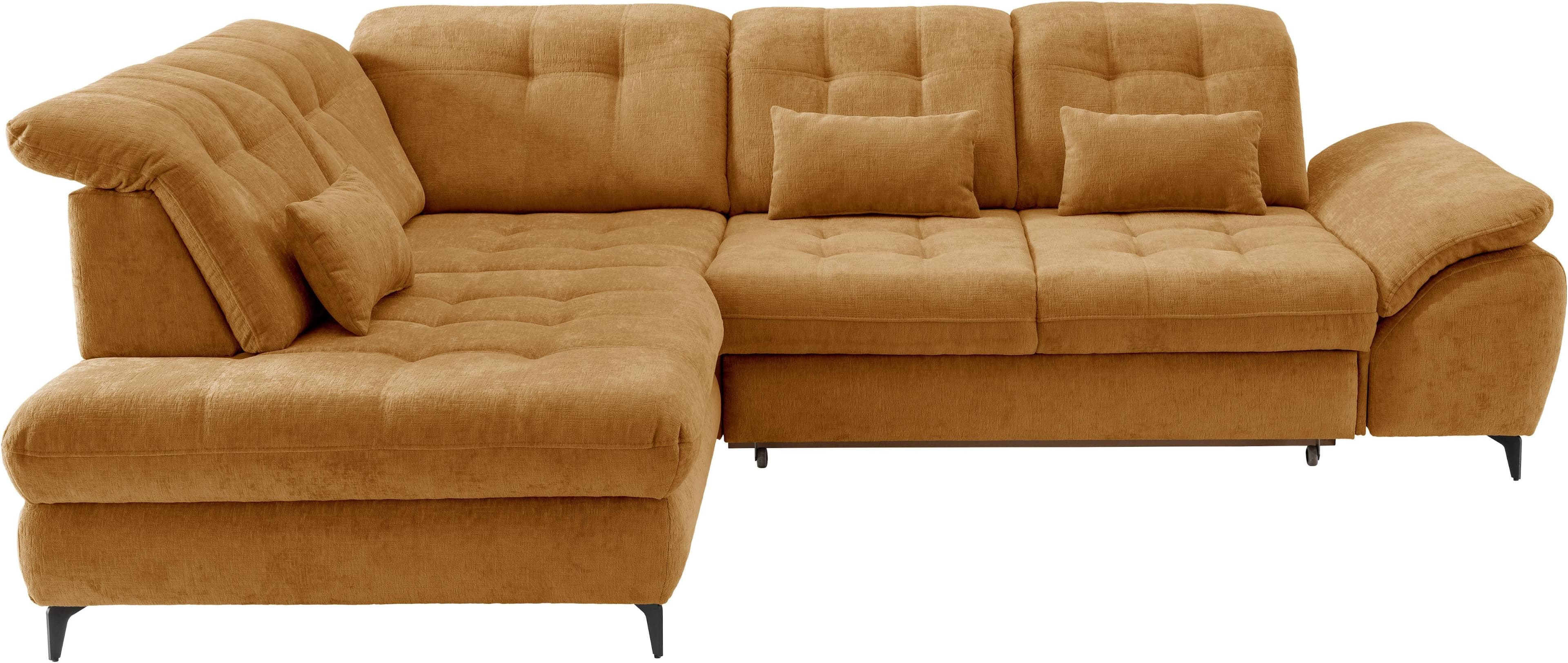 HOME AFFAIRE Wohnlandschaft Delphino Gold Polsterecke