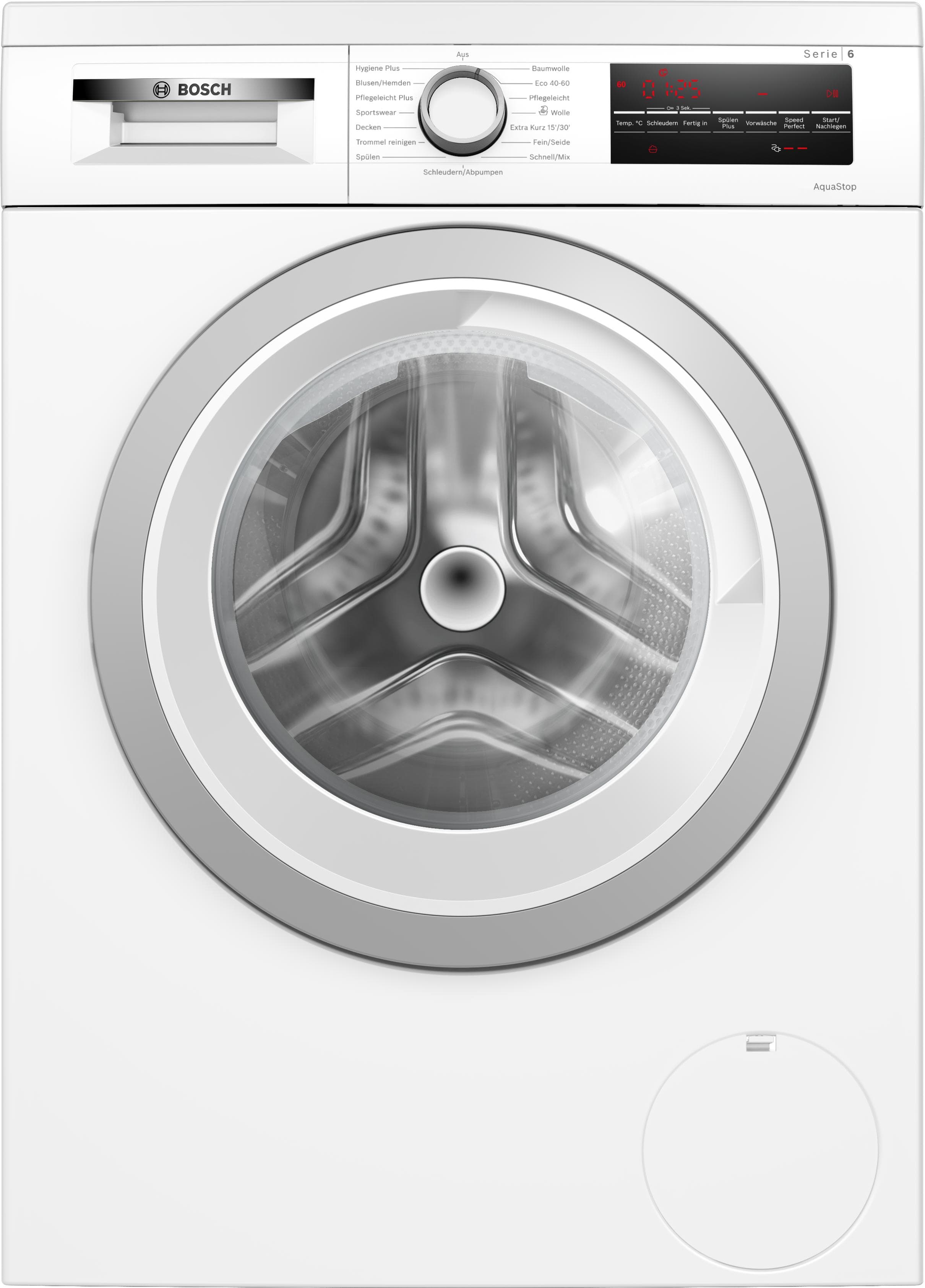 BOSCH Waschmaschine WUU28T42 Frontlader 9 kg Weiß