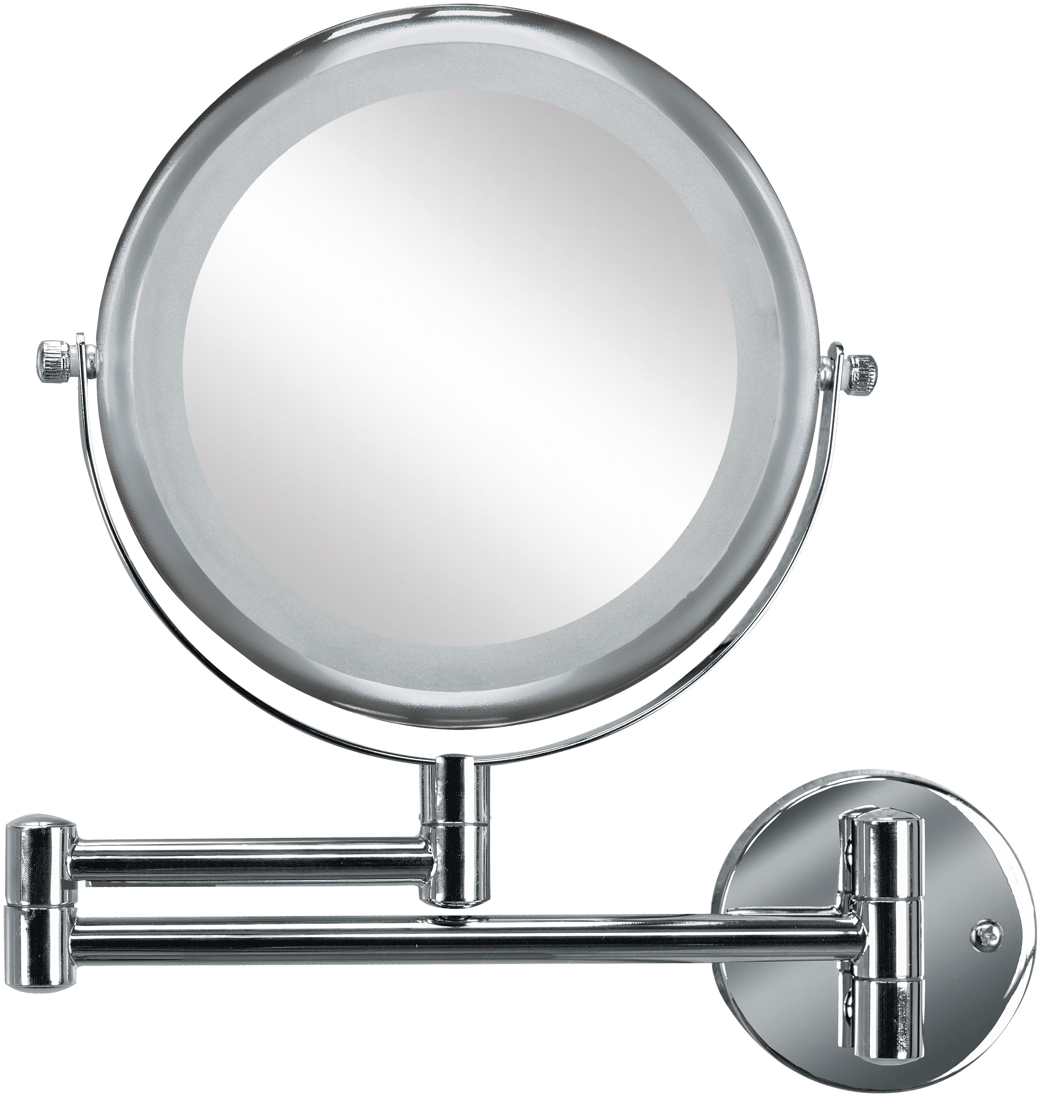 Kosmetikspiegel KLEINE WOLKE "Brilliant Mirror" Silber 3-fach Vergrößerung