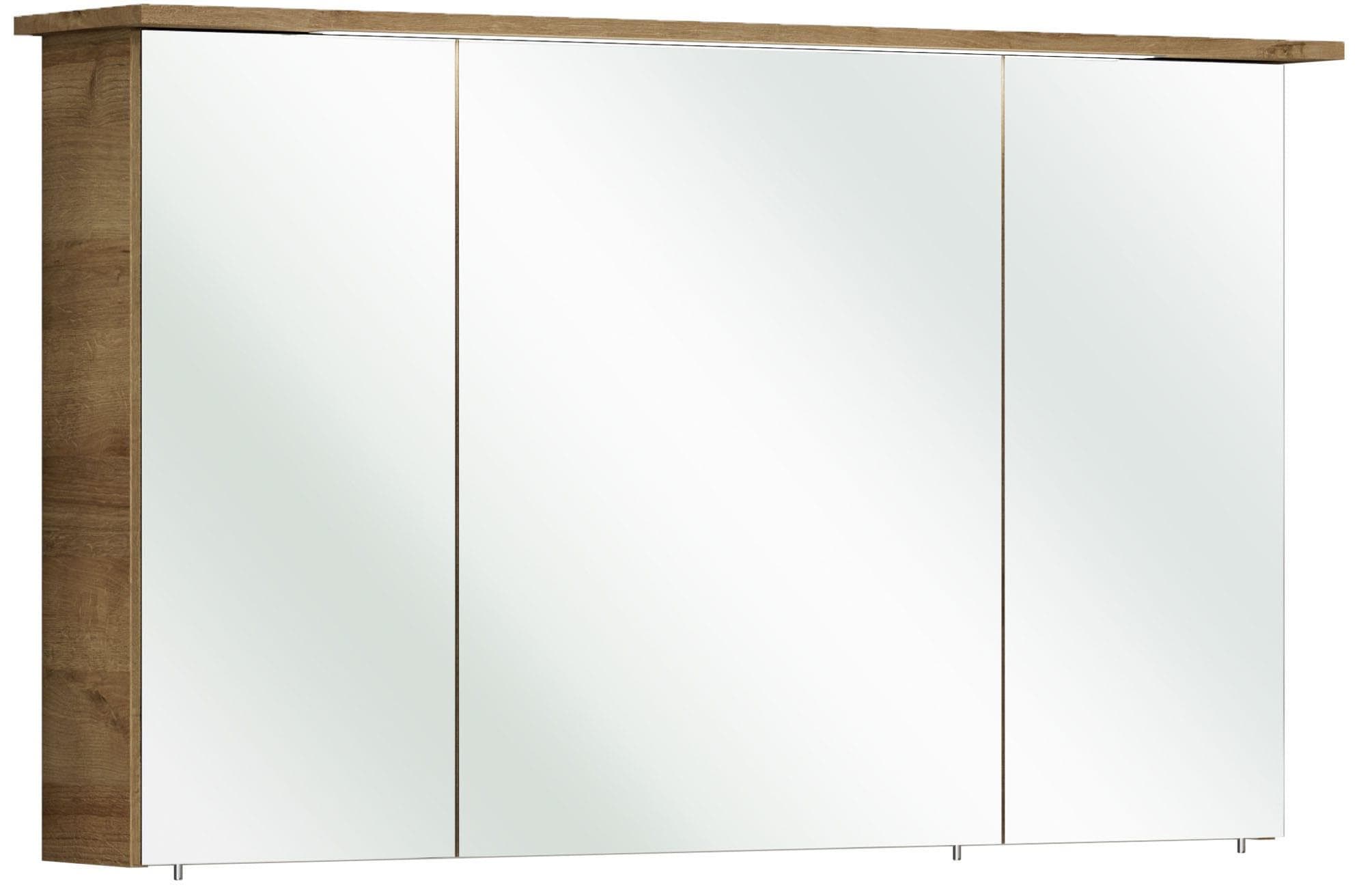 Spiegelschrank SAPHIR Quickset 318 mit LED-Beleuchtung und 3 Spiegeltüren