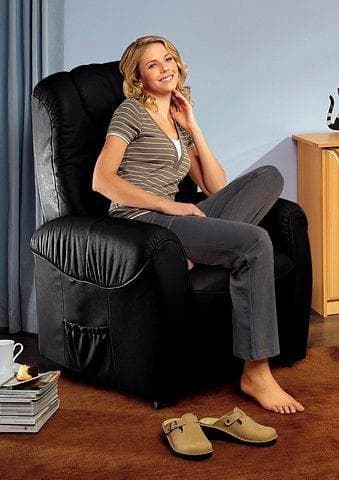 SIT & MORE TV-Sessel Bastian Schwarz mit Motor und Aufstehhilfe