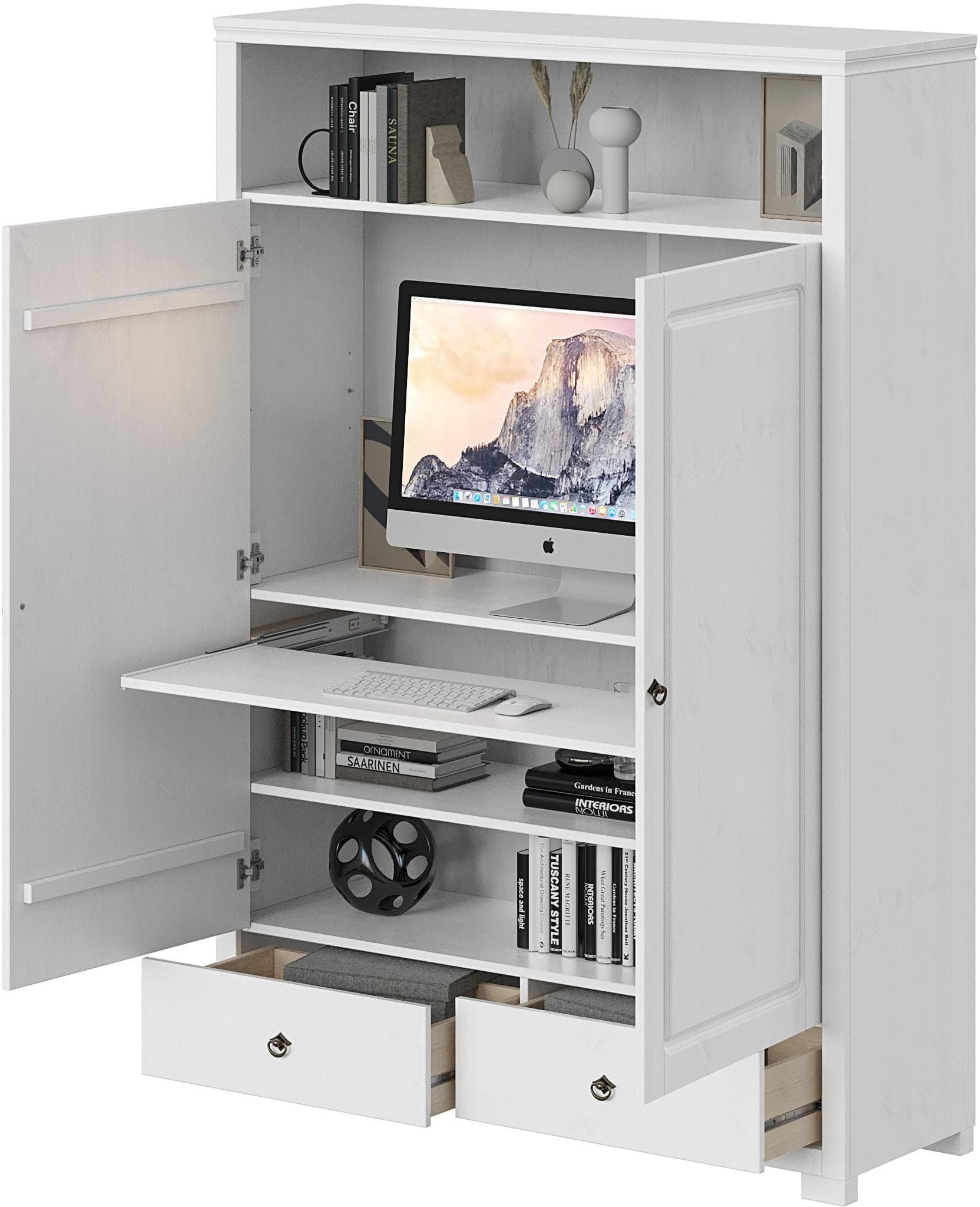 Wäscheschrank OTTO HOME Gotland Home Office Schrank Massivholz