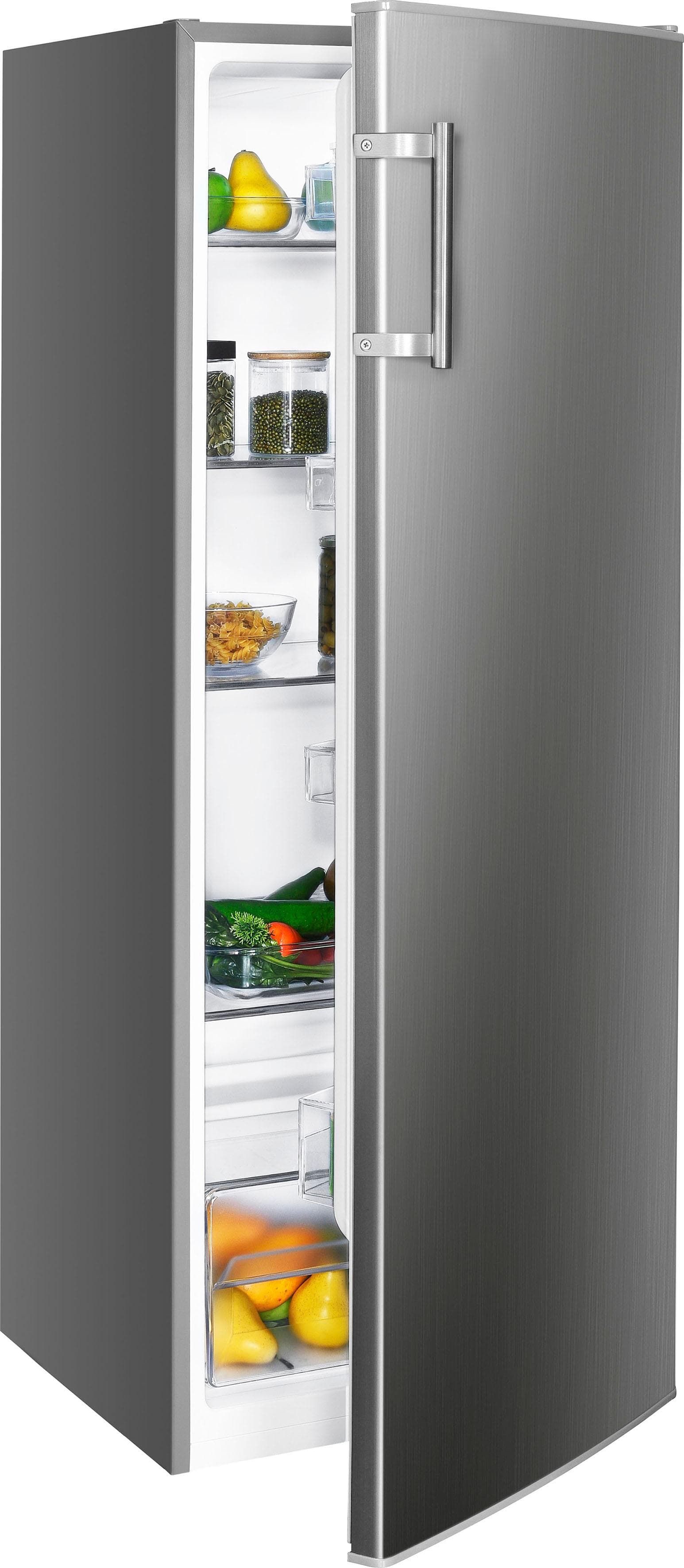 HANSEATIC Kühlschrank Silber Abtauautomatik