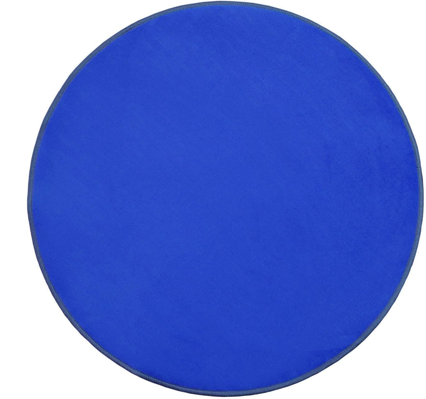Kinderteppich SITZKREIS Blau Polyamid Rund