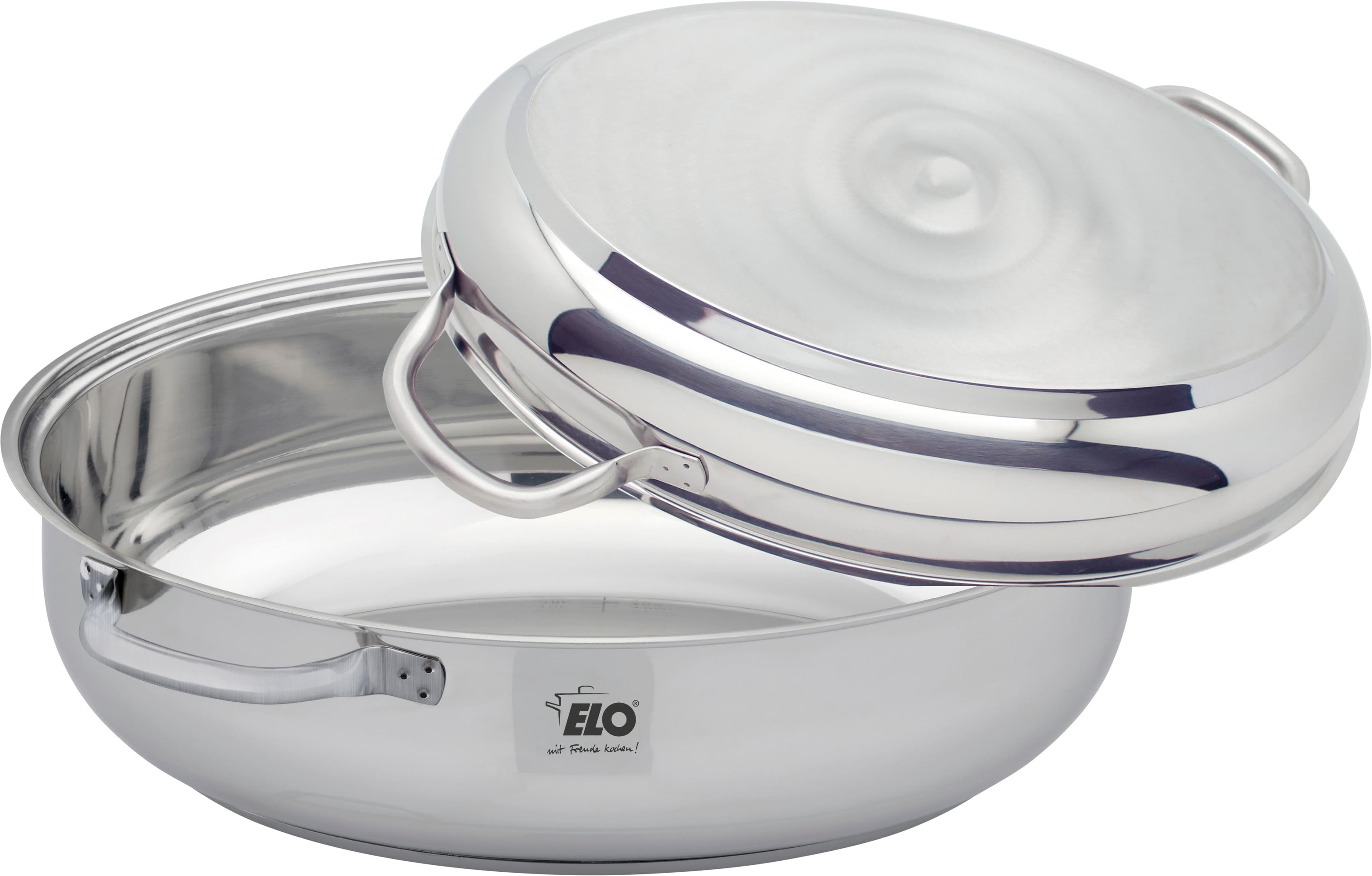 ELO BASIC Bräter Imperion Edelstahl 6,5l silber