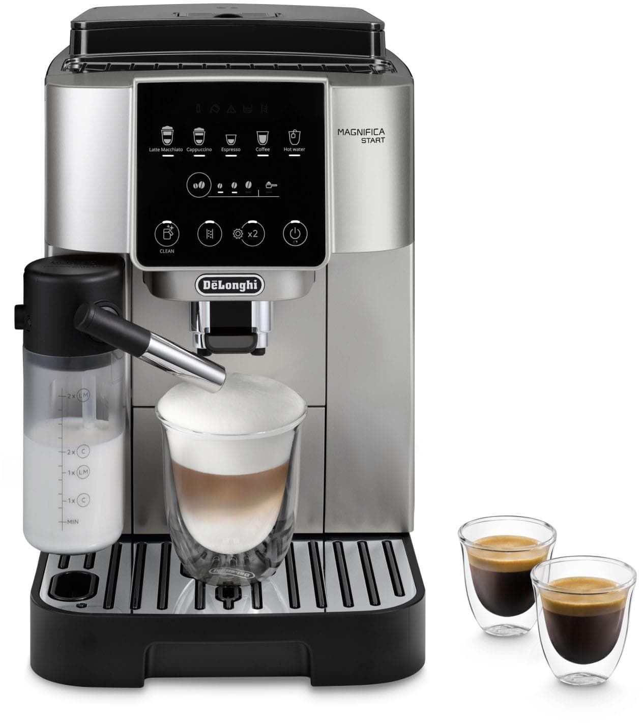 De'Longhi Magnifica Start Milk ECAM220.80.SB Vollautomat Silber/Schwarz