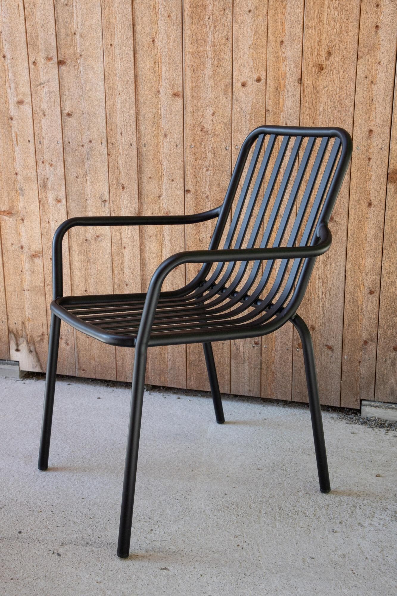 GARTENSTUHL PEKING Metall Schwarz