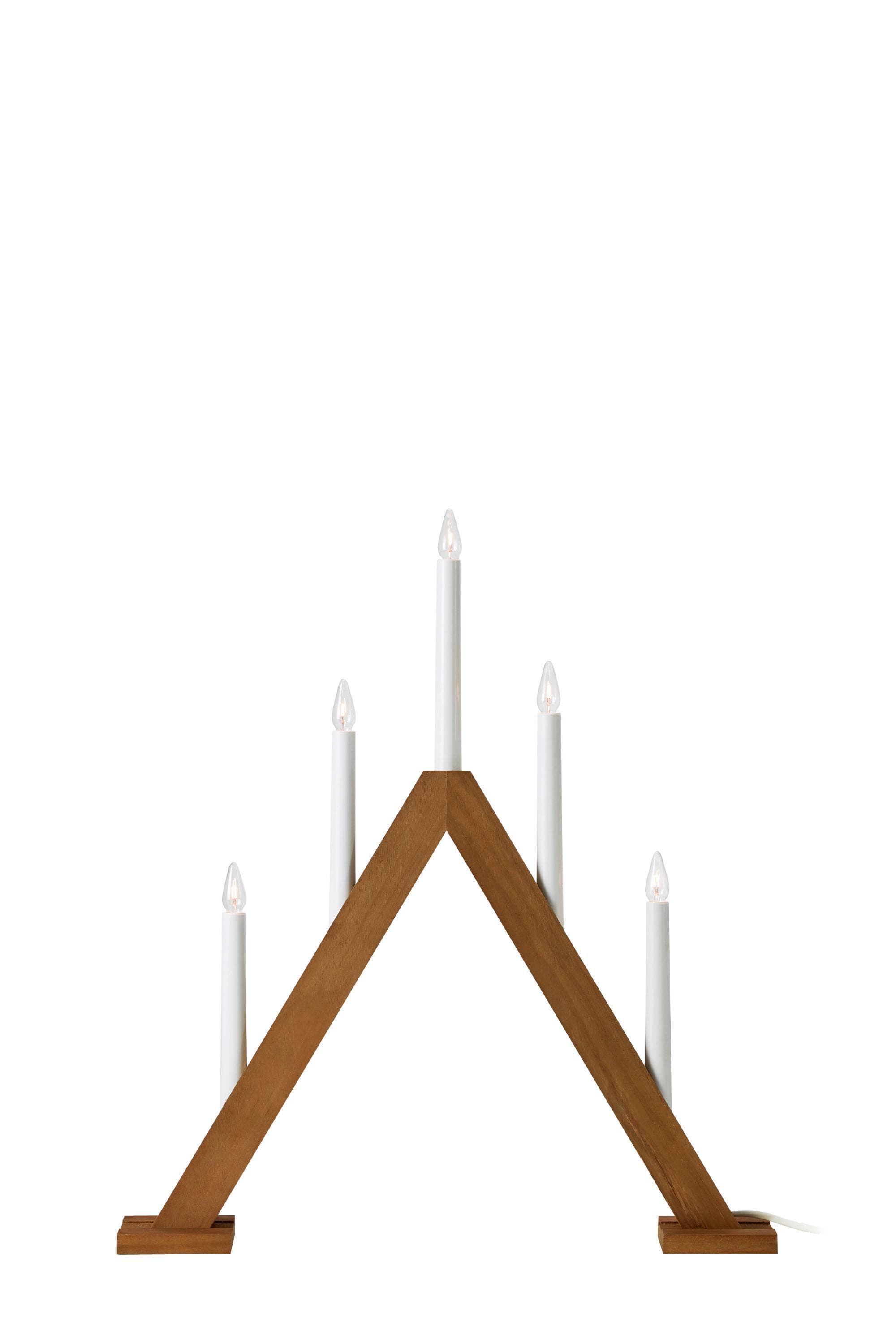 Markslöjd Weihnachtspyramide Ariele Weiß/Hellbraun