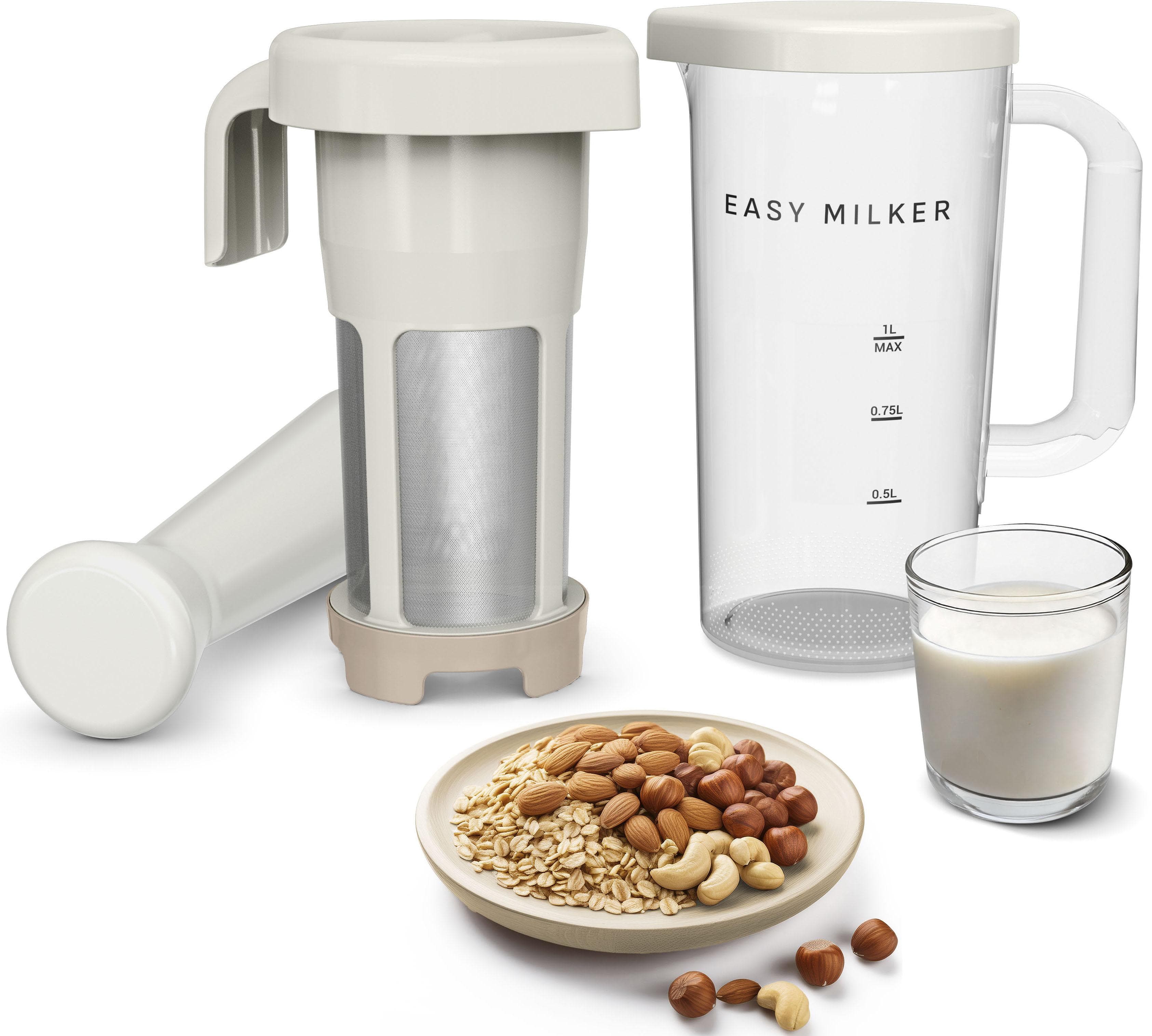 TEFAL Easy Milker Zerkleinerer Beige Pflanzenmilchzubereiter