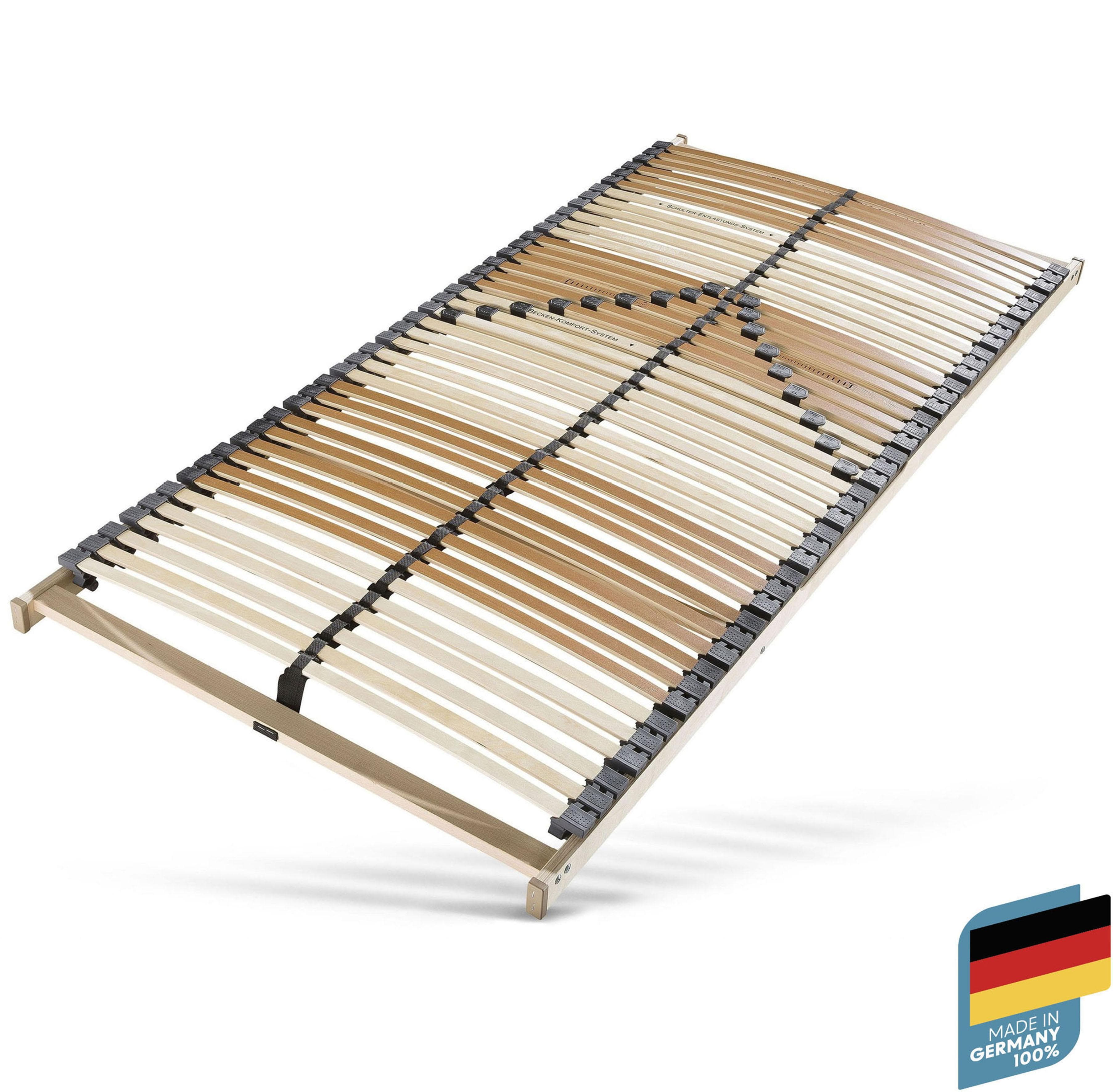 BECO Comfort Lux Lattenrost 90x200 beige 7-Zonen verstellbar