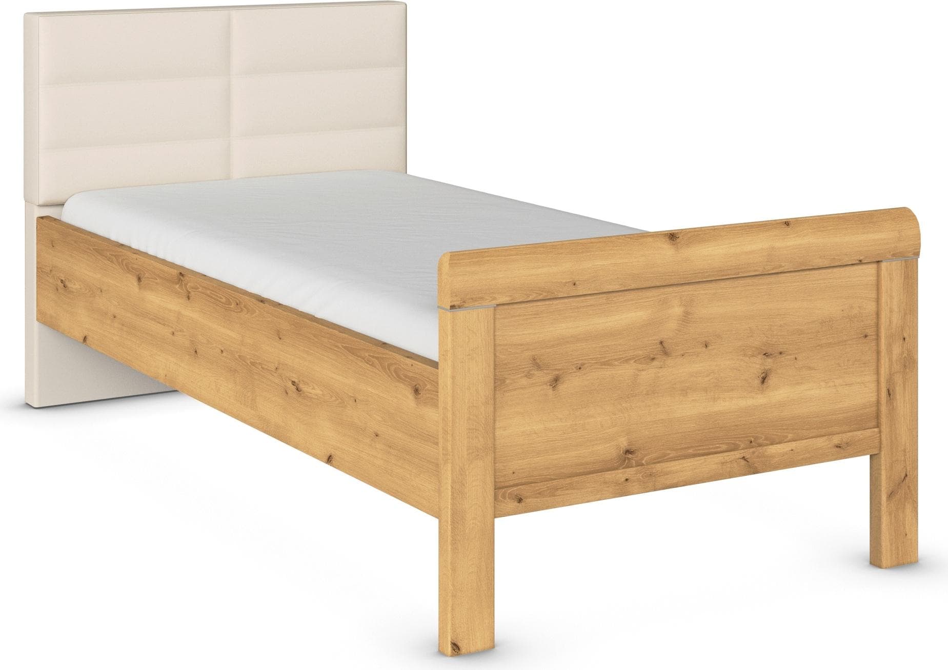 Rauch Bett Evelyn Einzelbett Braun Polsterkopfteil