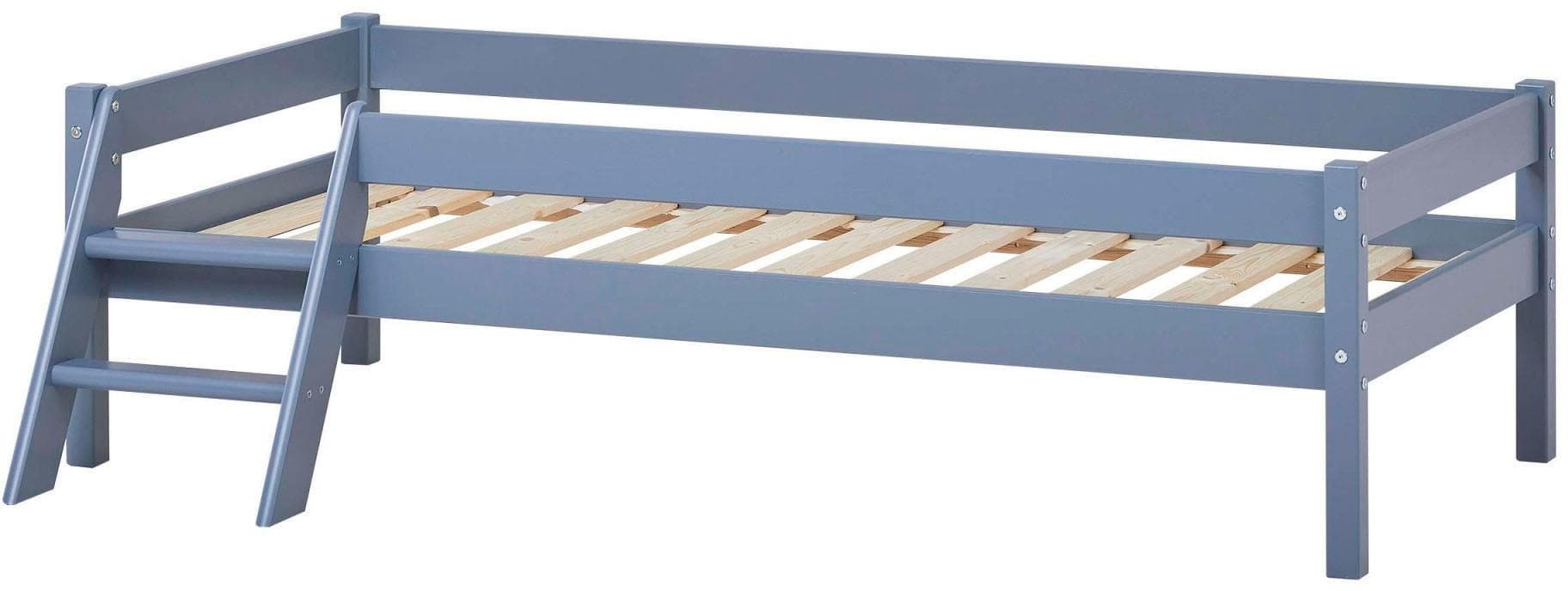 HOME AFFAIRE Jugendbett ECO One Grau Massivholz