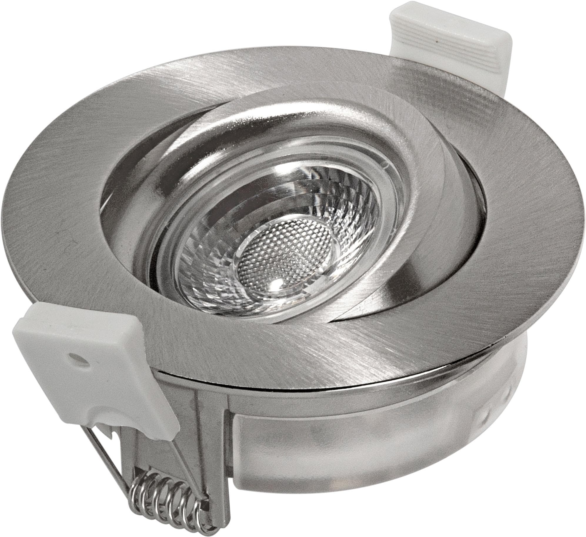 HEITRONIC LED Einbaustrahler DL6809 Grau Dimmbar Schwenkbar