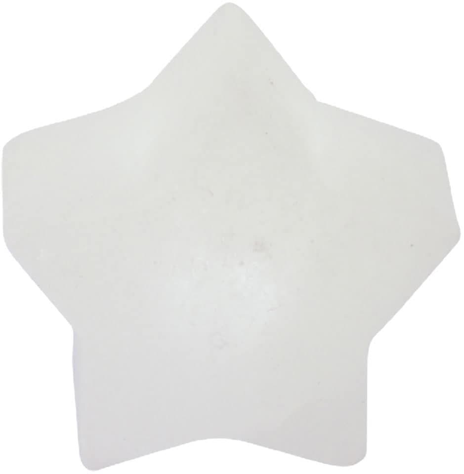 WAGNER LIFE DESIGN Salzkristall-Tischlampe Stern Weiß