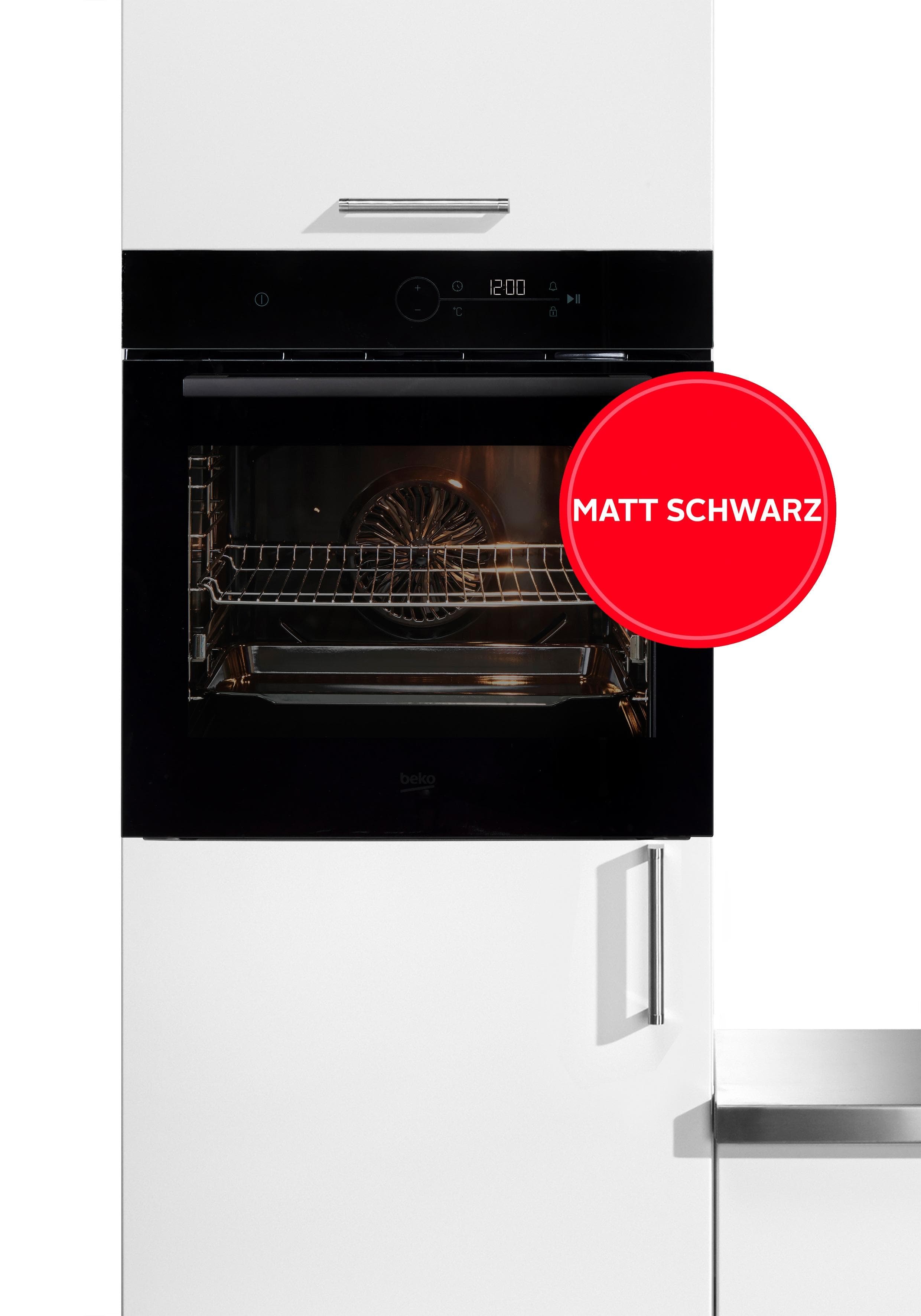 BEKO Einbaubackofen BCBIM17400B Schwarz AirFry Multifunktion
