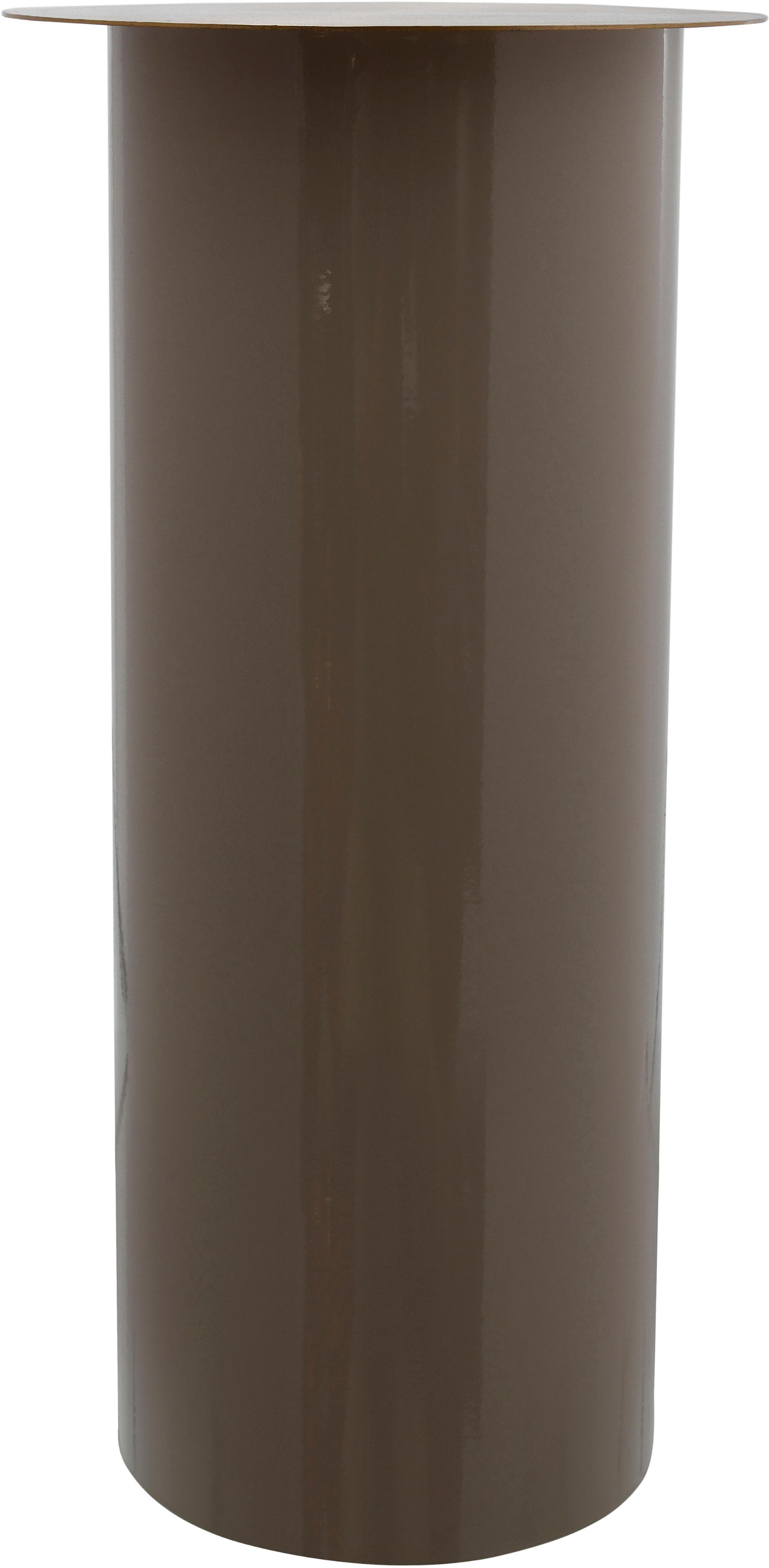 KAYOOM Bodenkerzenständer Art Deco 165 Taupe/Gold Metall