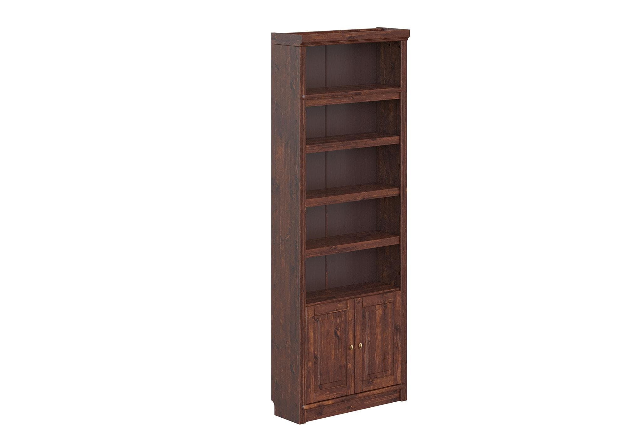 Bücherregal Massivholz 2 Türen 80x29x220 cm OTTO HOME
