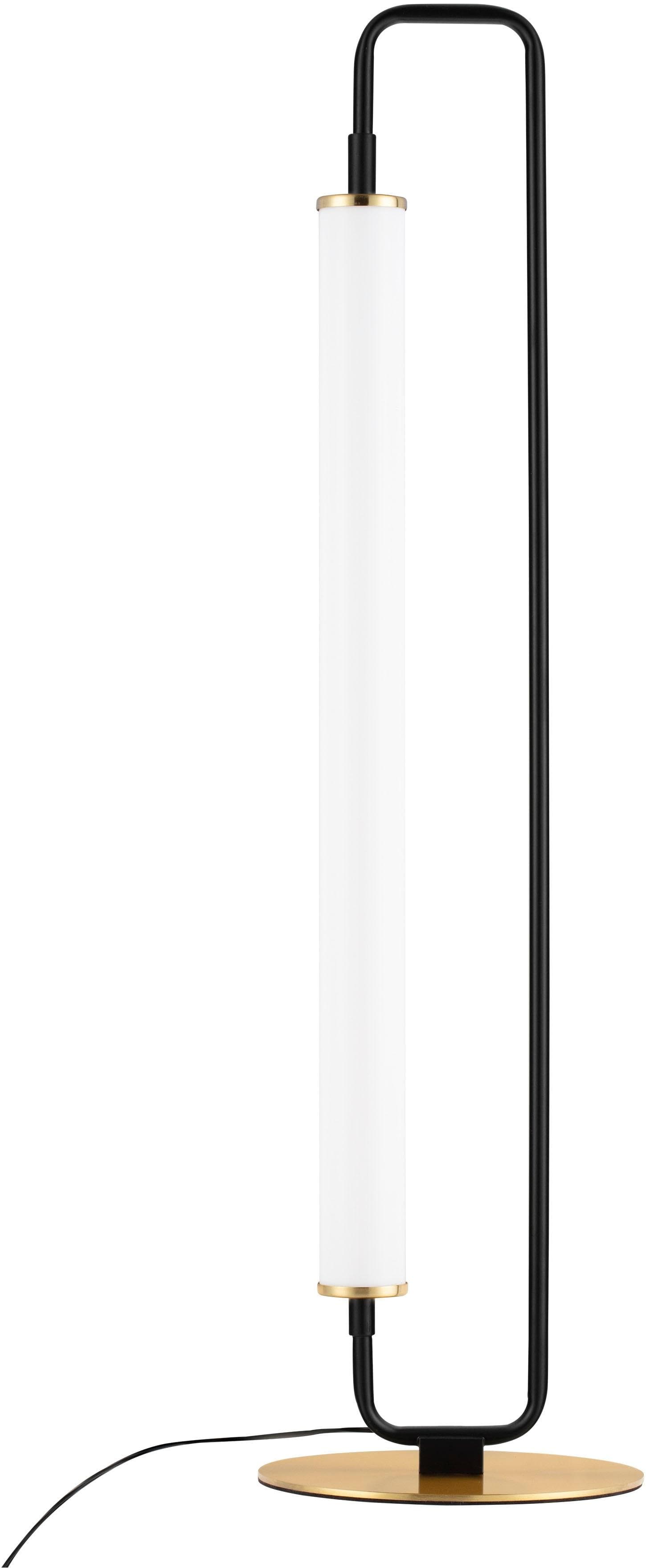 NOVA LUCE Stehlampe WETRO Schwarz Gold LED