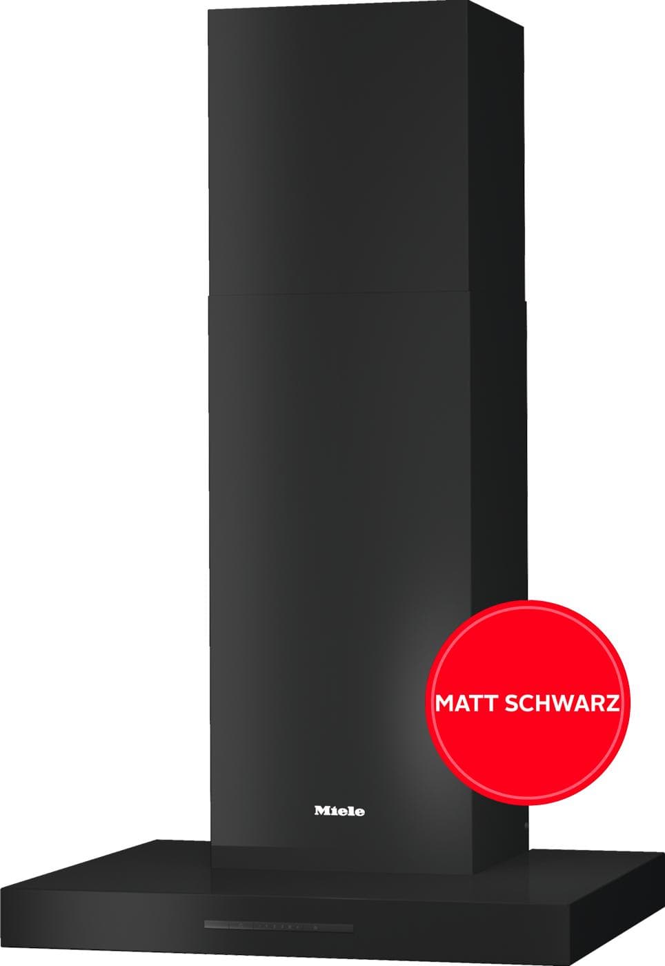 Elegante Moderne Dunstabzugshaube in Matt Schwarz