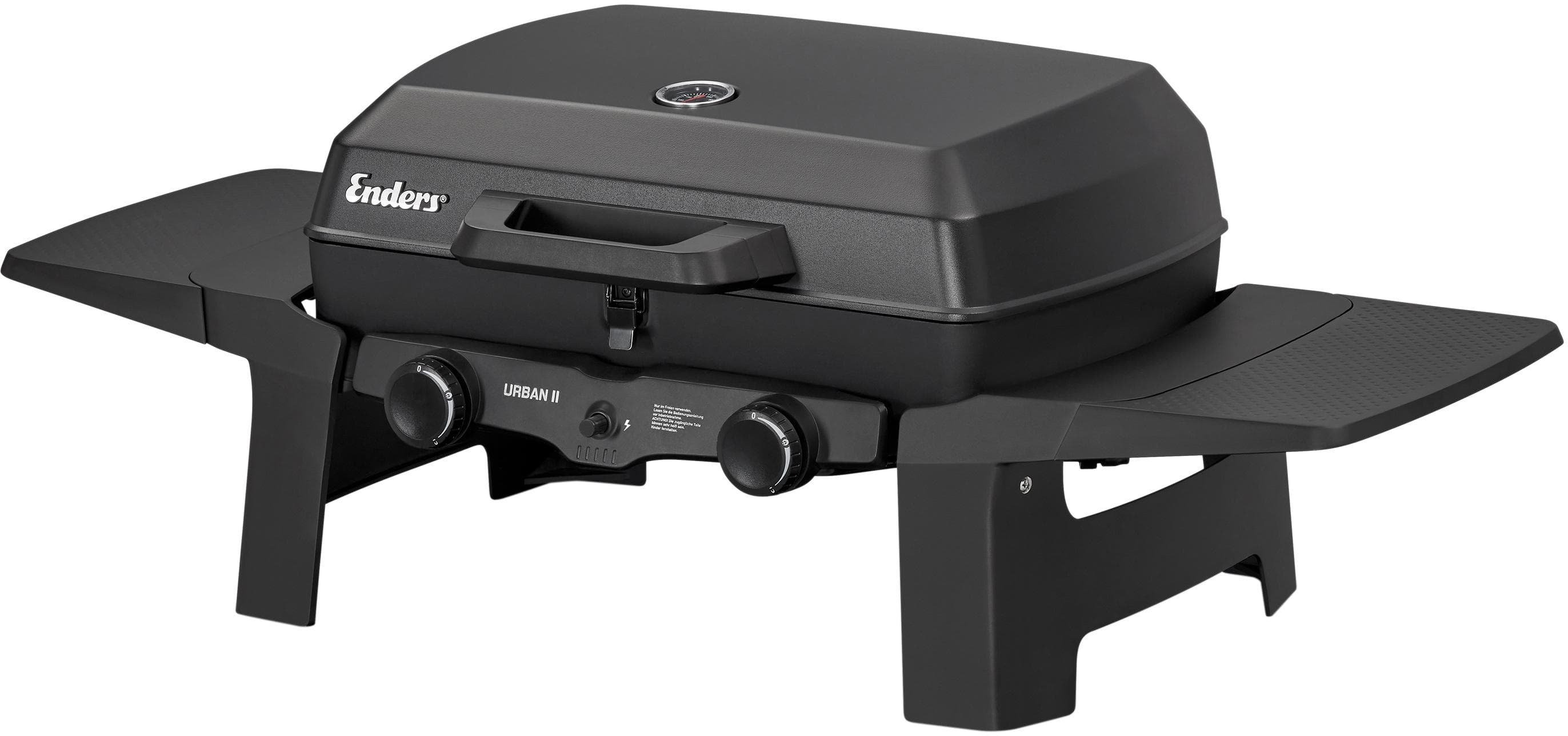 Gasgrill ENDERS Urban II Schwarz mit zwei Brennern