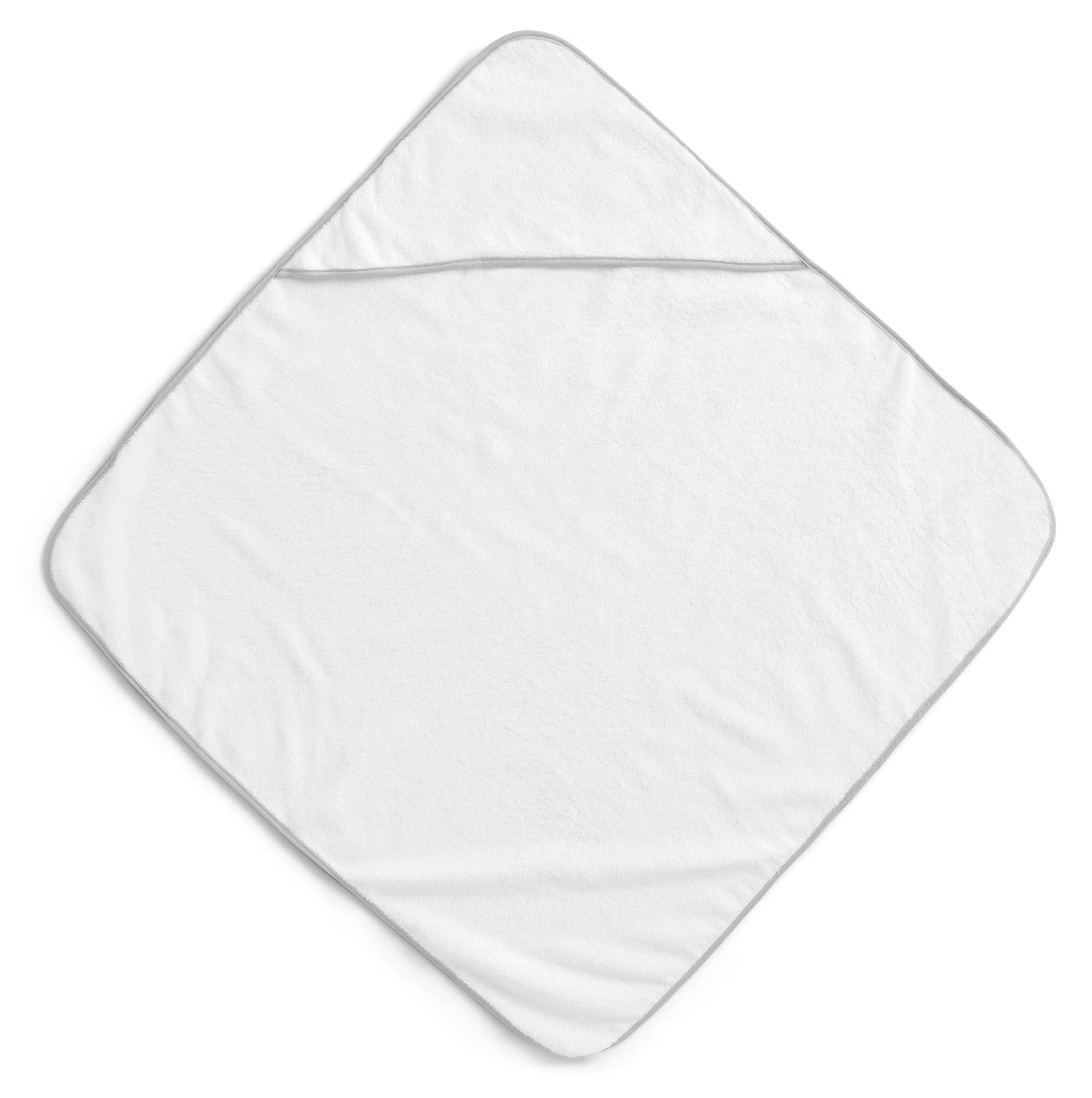 Kapuzenhandtuch CHRISTY Baby grau 76x76cm Walkfrottier