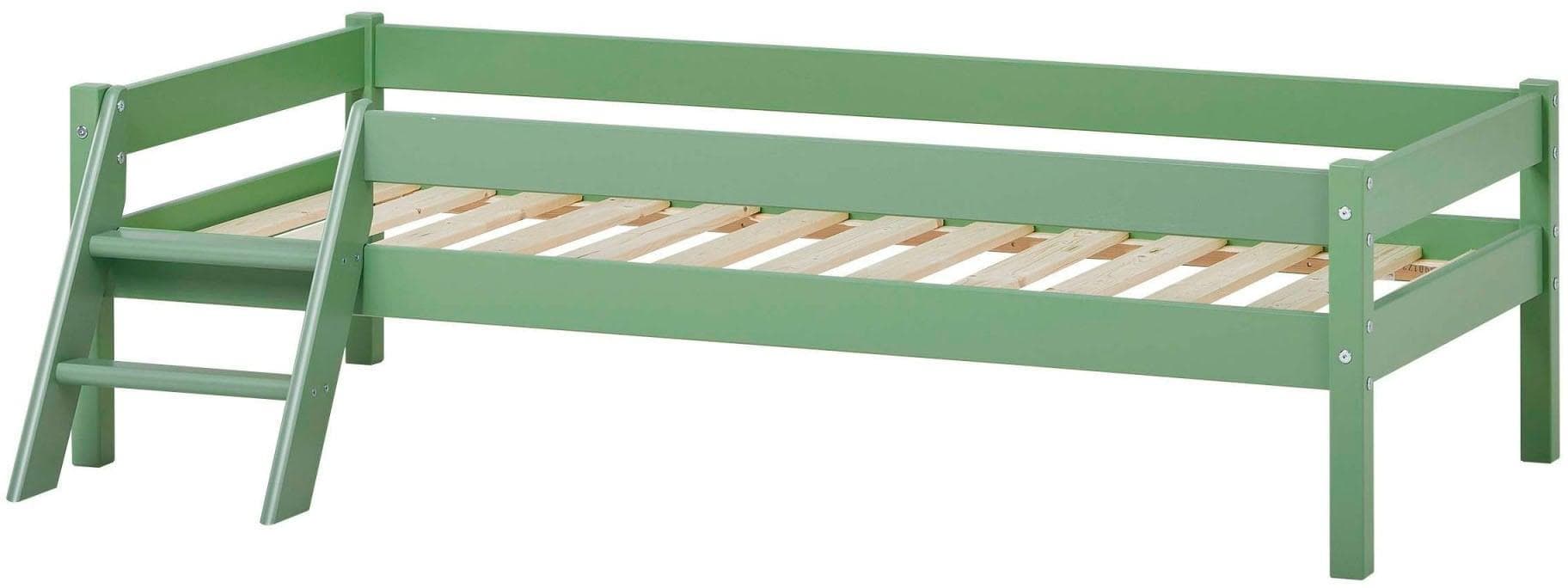 HOME AFFAIRE ECO One Jugendbett Grün Massivholz