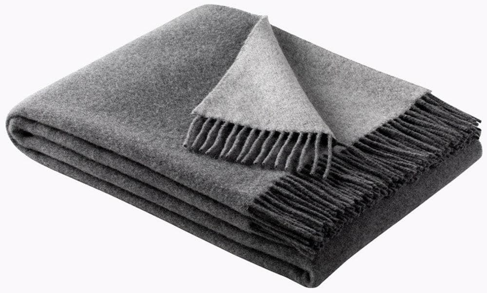 ESTELLA Wohndecke Eric Grau Polyester Baumwolle