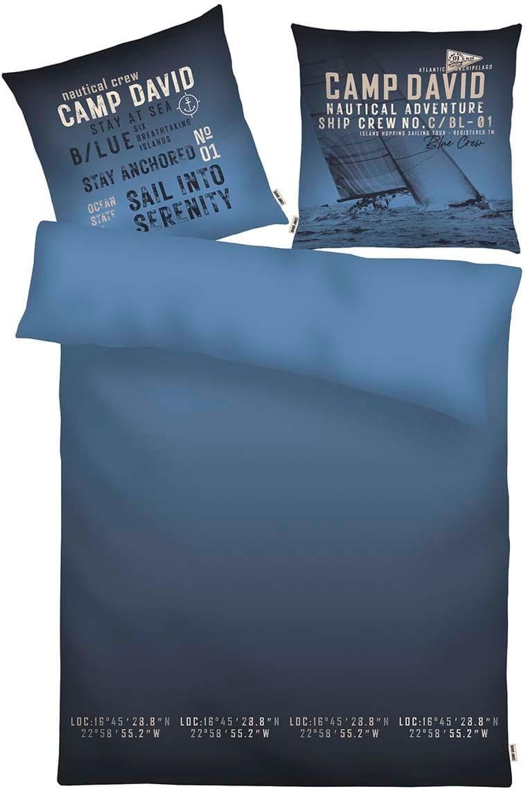 CAMP DAVID Wendebettwäsche Atlantic Blue 135x200 cm