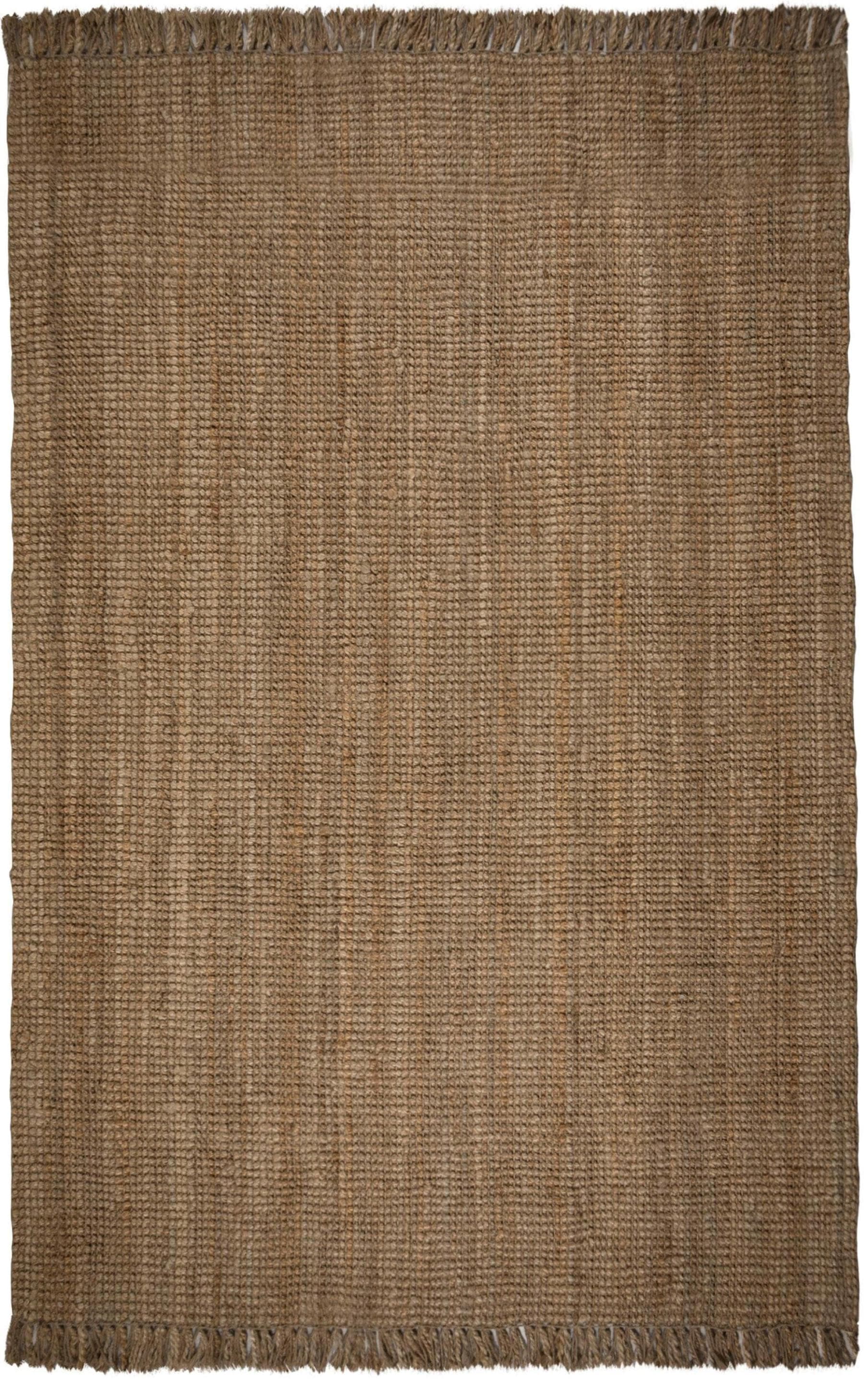 FLAIR RUGS Jute Boucle Teppich Beige Natur Rechteckig