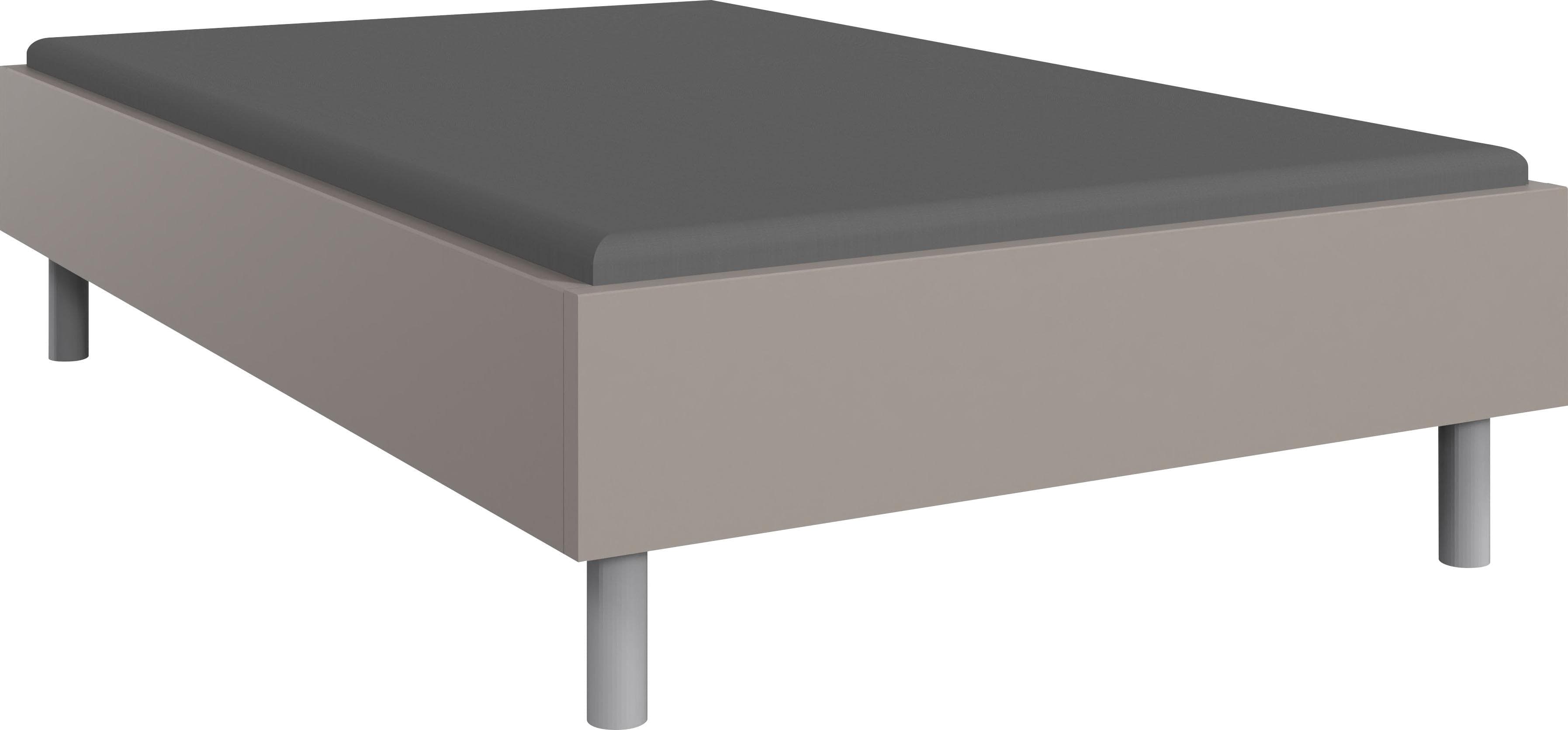 WIMEX Bett Easy Sahara Grau 120x200 cm ohne Kopfteil