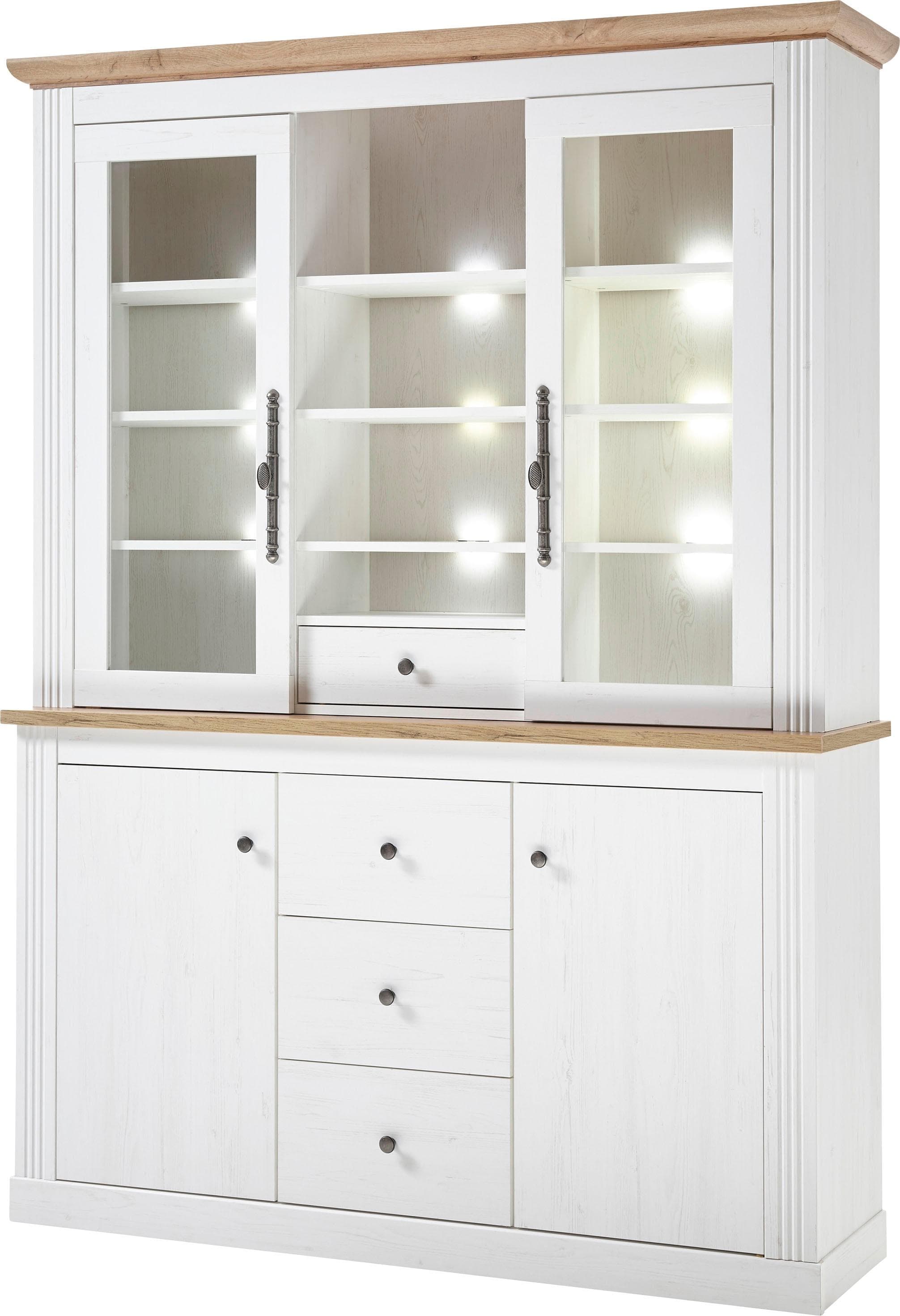 OTTO HOME WESTMINSTER Buffet Landhaus-Look Weiß Pinie Eiche