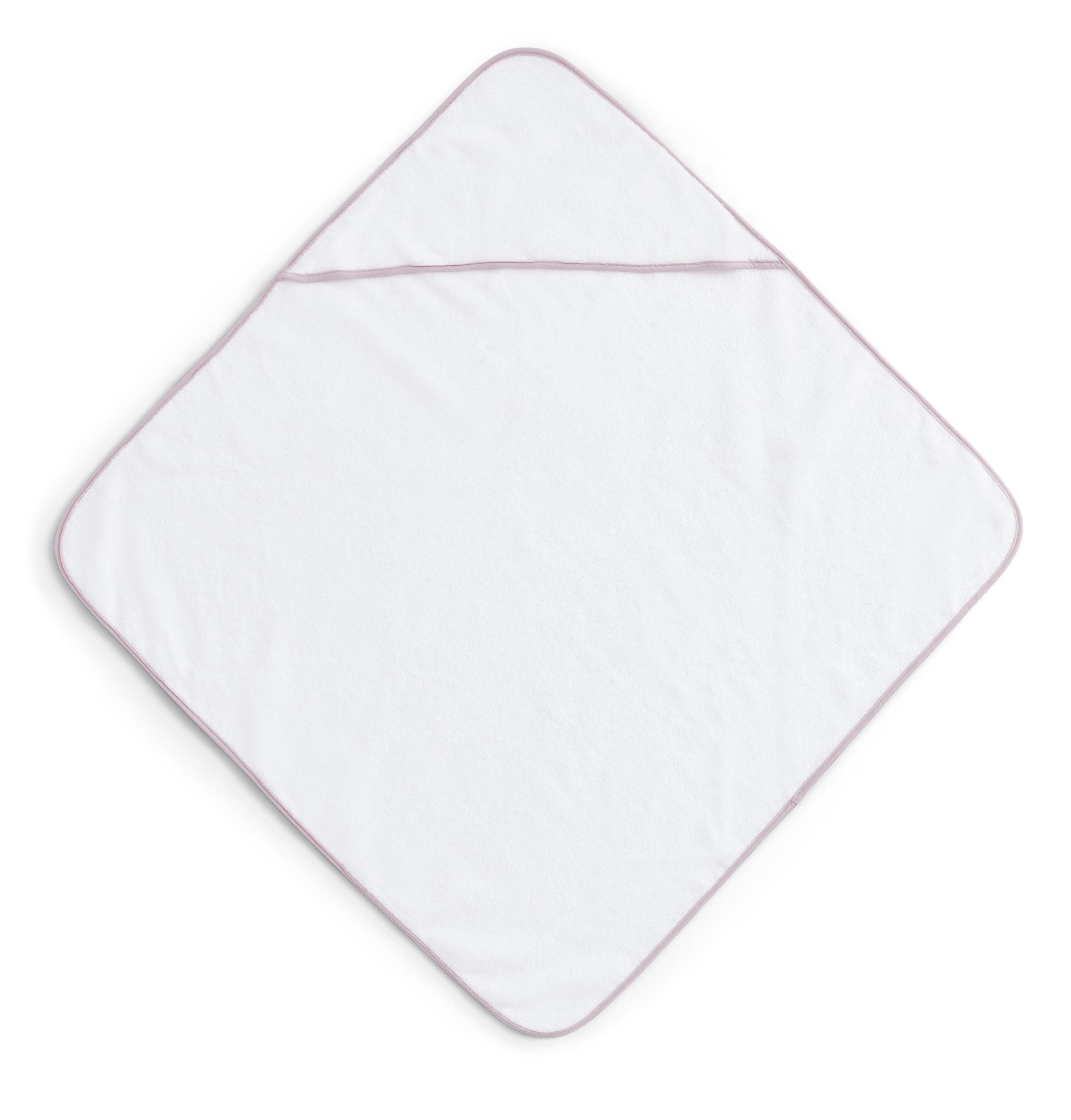 Kapuzenhandtuch Christy Baby pink weiß 76x76cm Walkfrottier