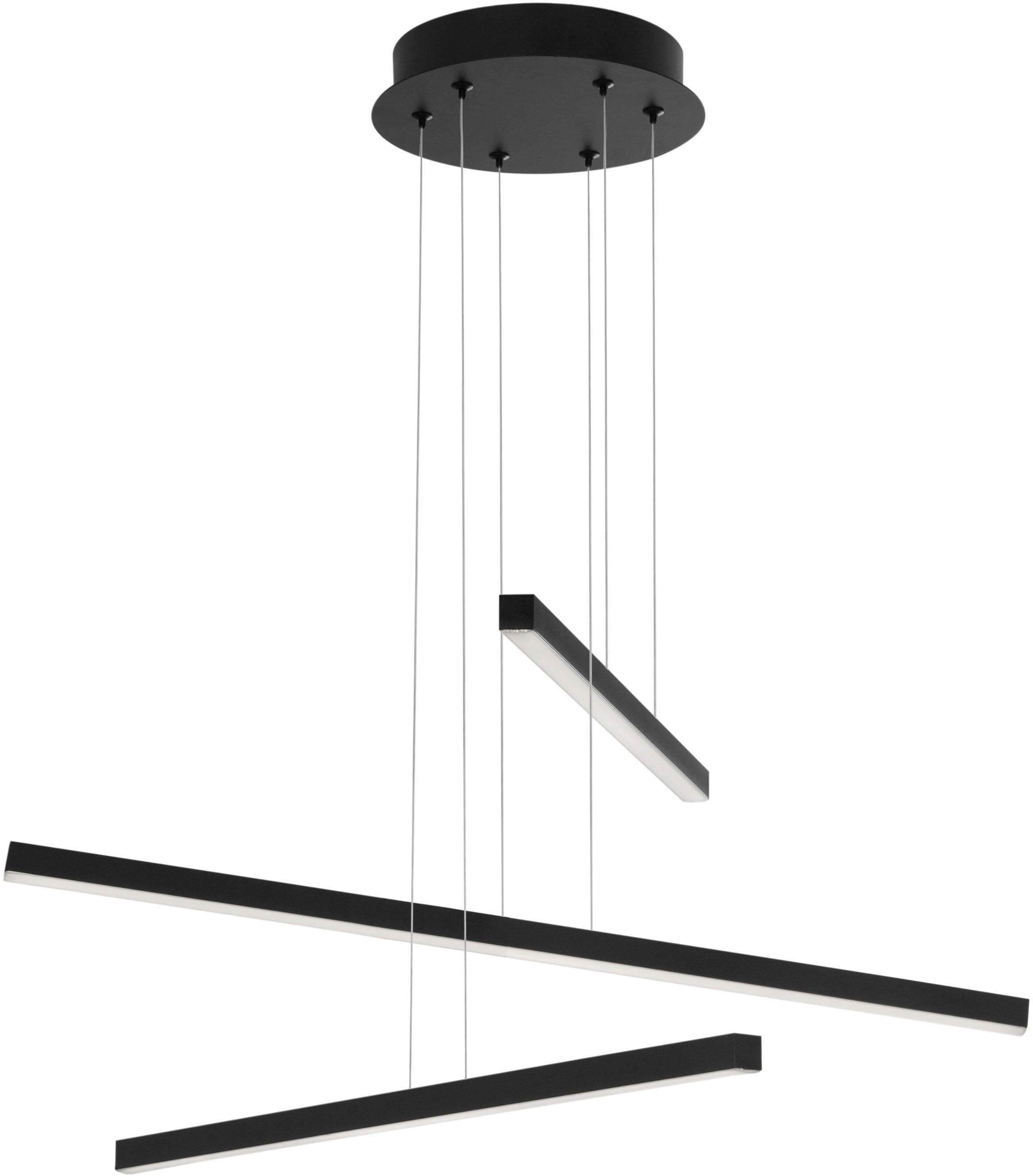 NOVA LUCE LED-Hängeleuchte LIOR Schwarz Modern