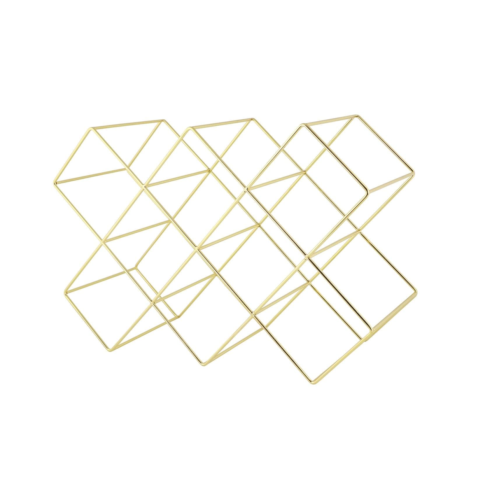 ECHTWERK Weinregal für 8 Flaschen - Gold