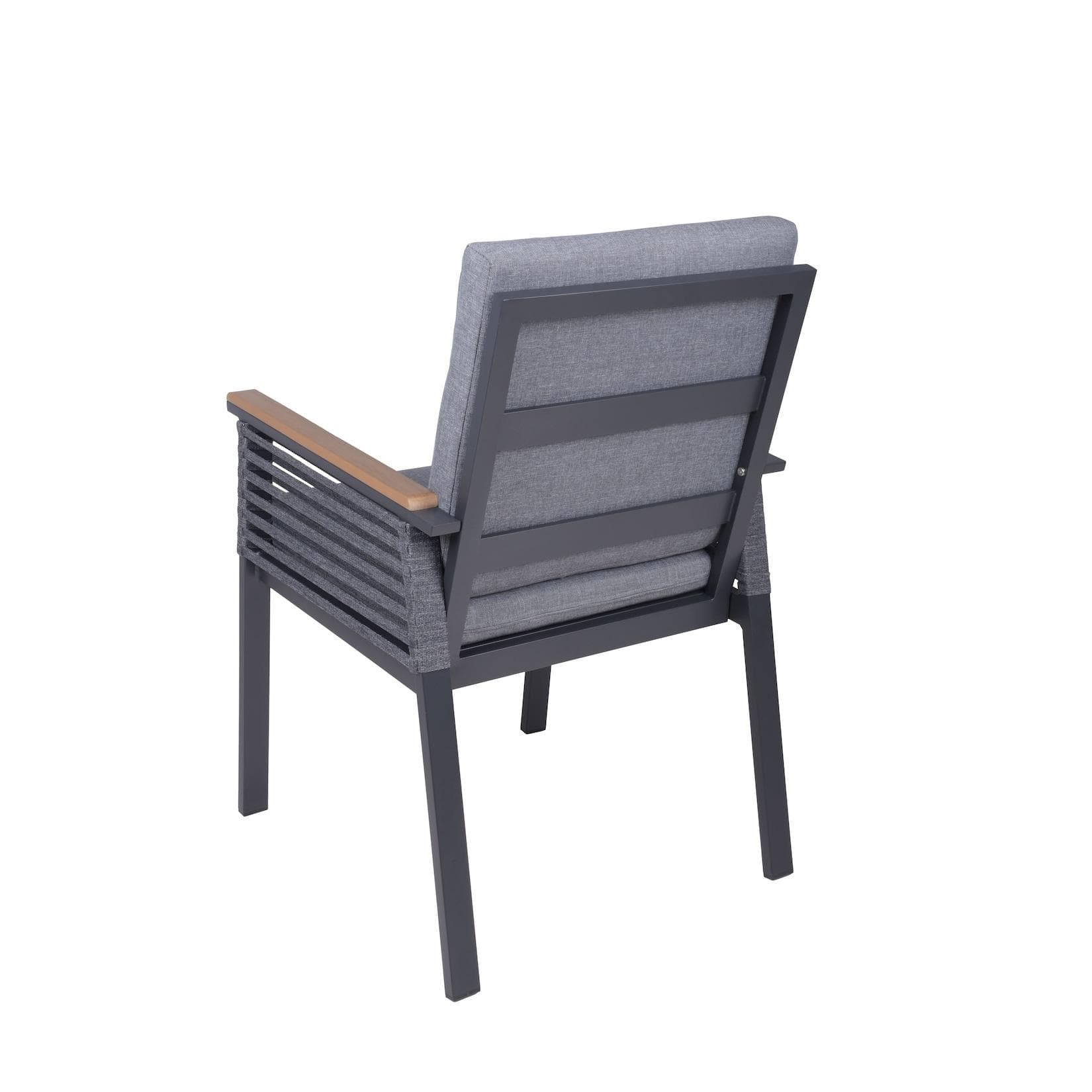 Harms Stuhl DENIA Grau 2er Set Aluminium Non-Wood