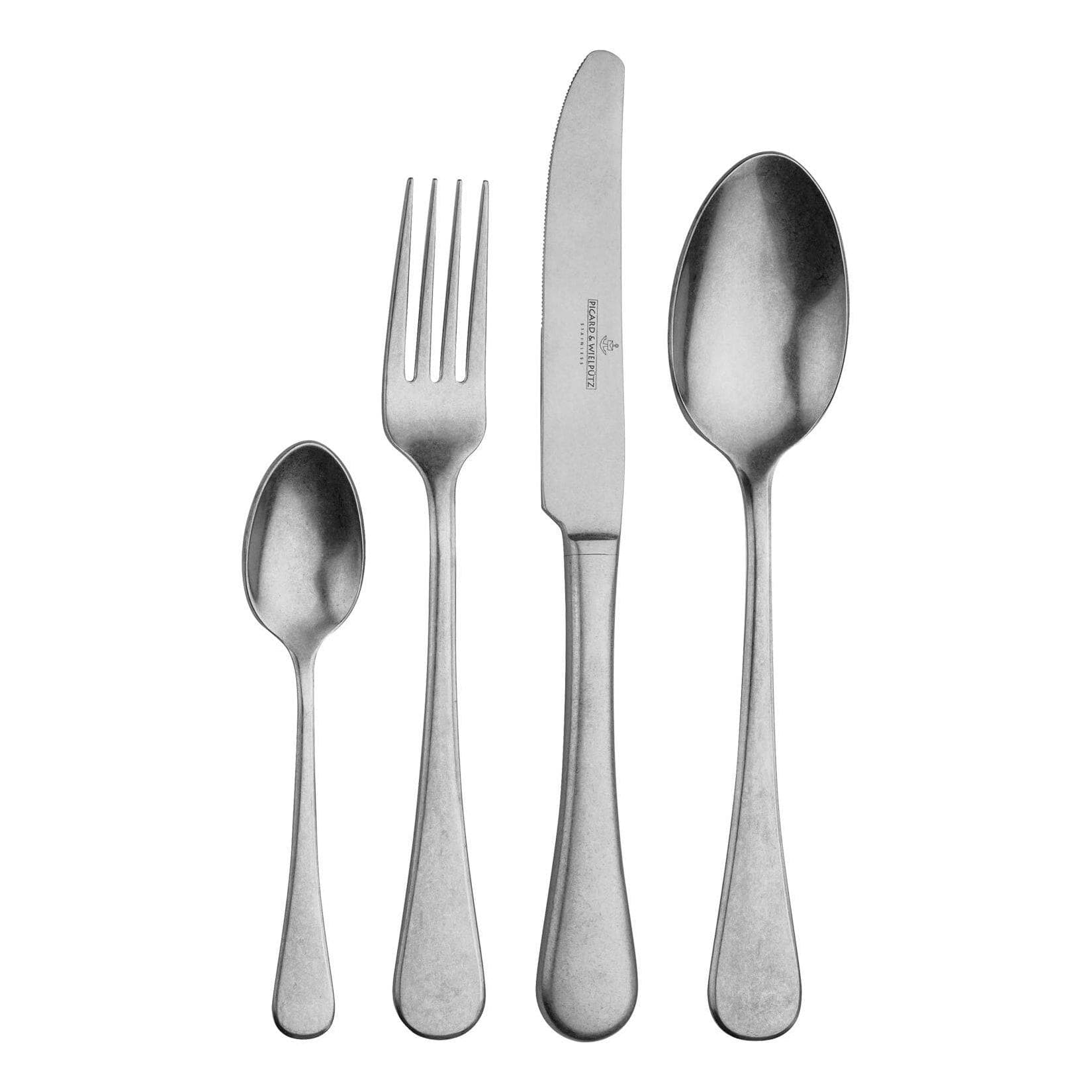 Picard & Wielpütz Solingen Besteck-Set "Landhaus" Silber 24-teilig Chromnickelstahl 18/10