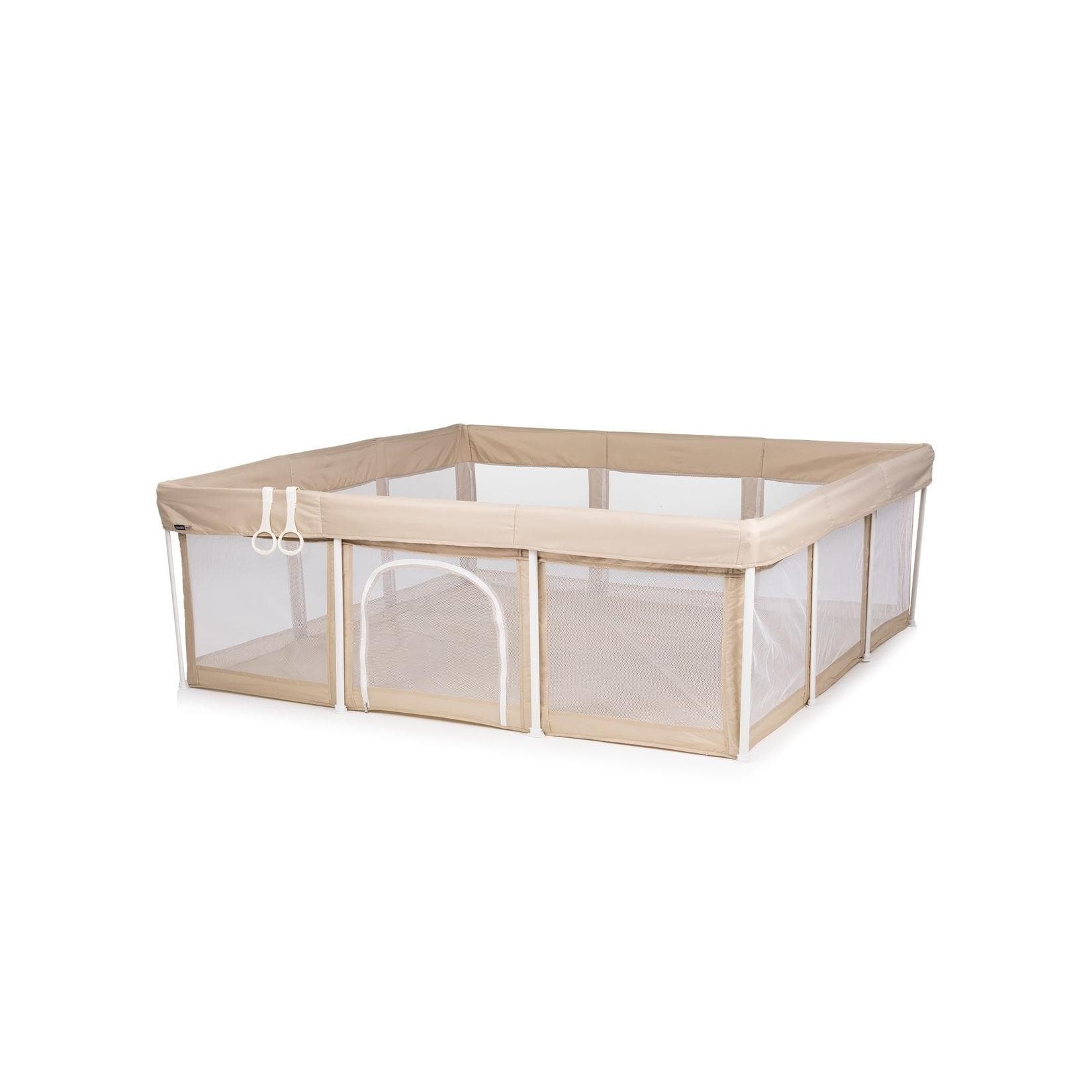 Chipolino Laufstall Easy Set mit Spielmatte und Aufbewahrungstasche Beige