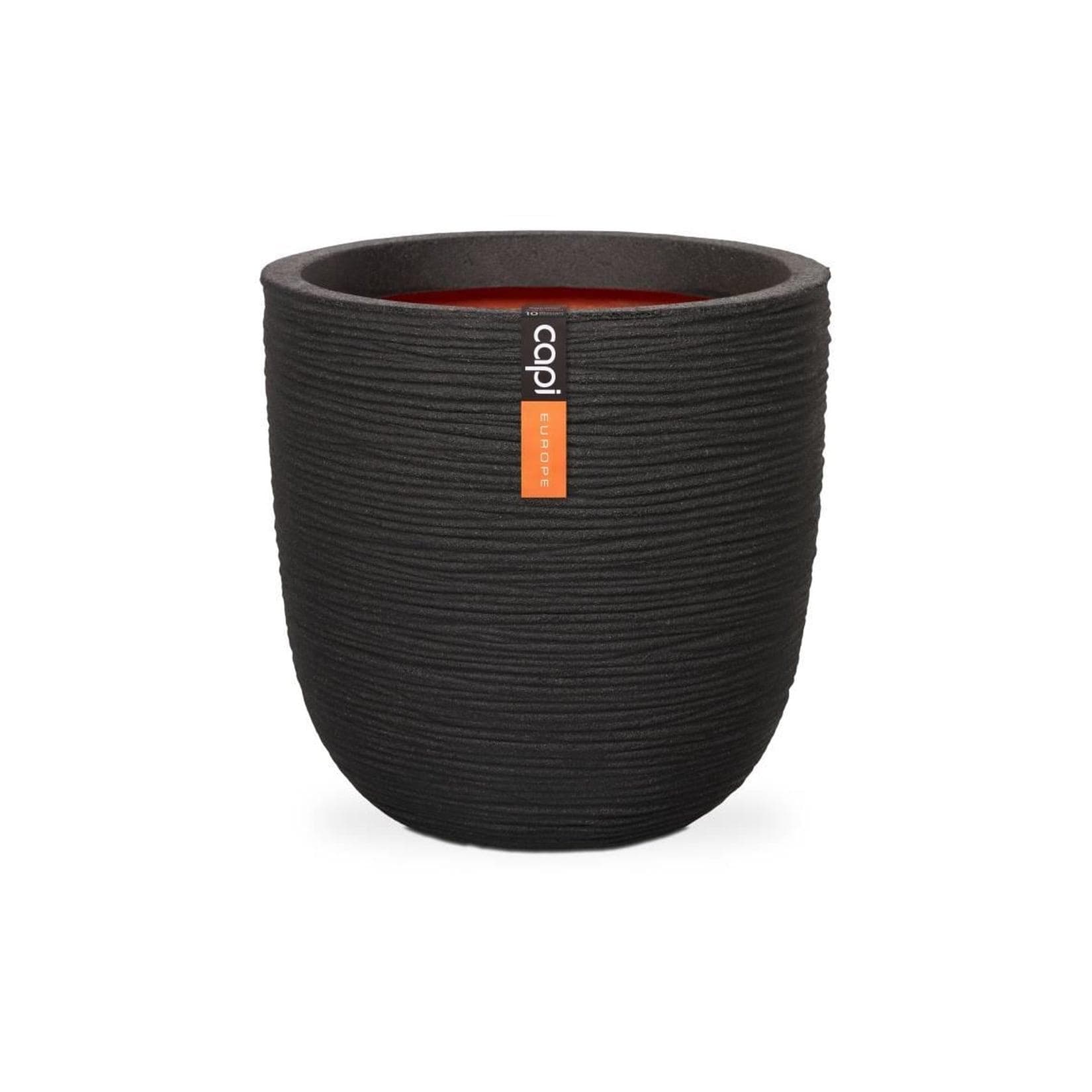 CAPI EUROPE Kugelförmiger Blumentopf Schwarz