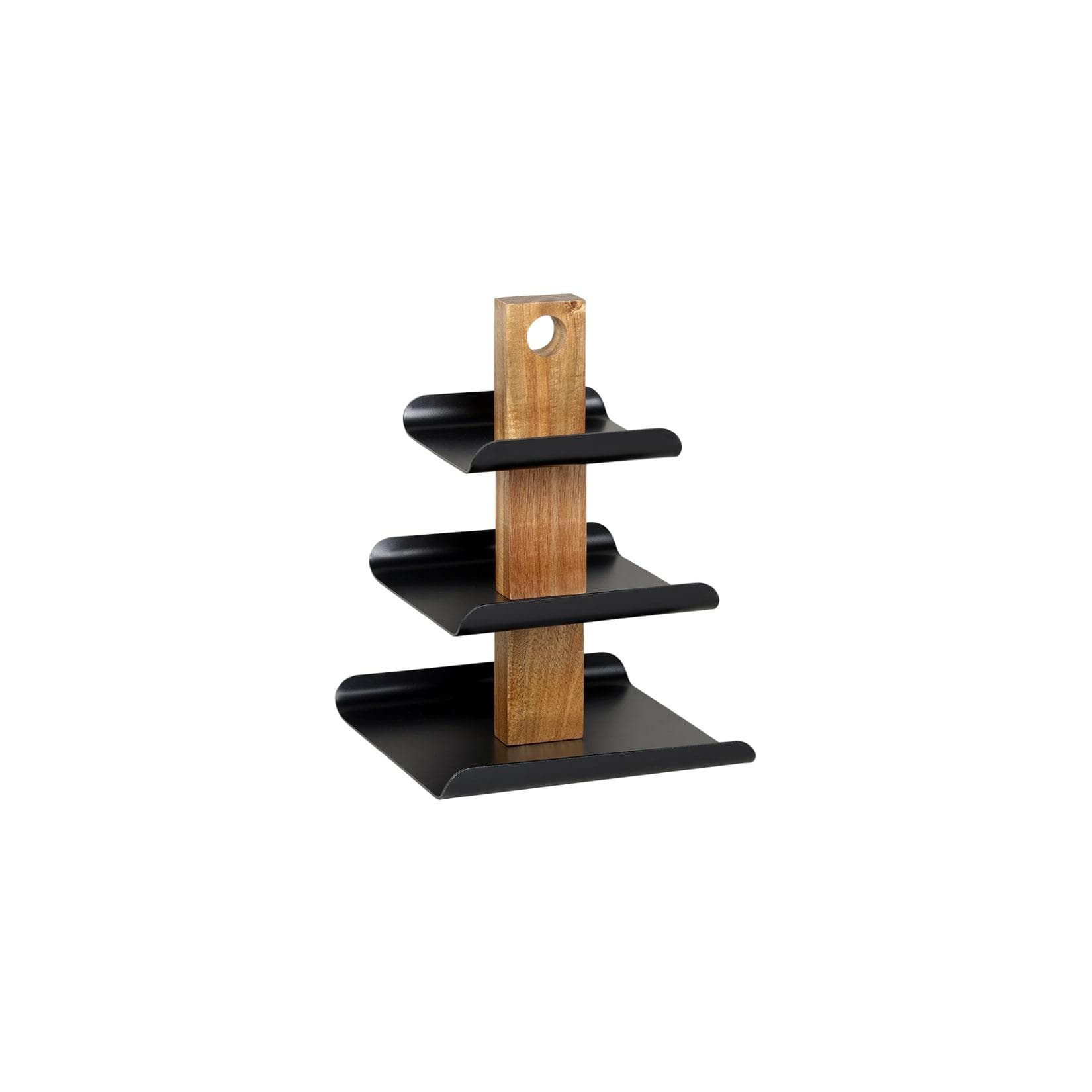 KESPER Metall Etagere 3-stöckig Silber