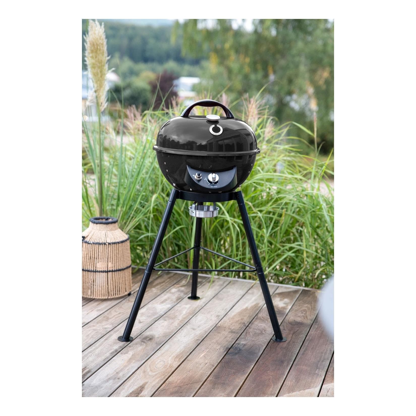 Outdoorchef Gas Kugelgrill City 420 G SE Black mit Tragetasche