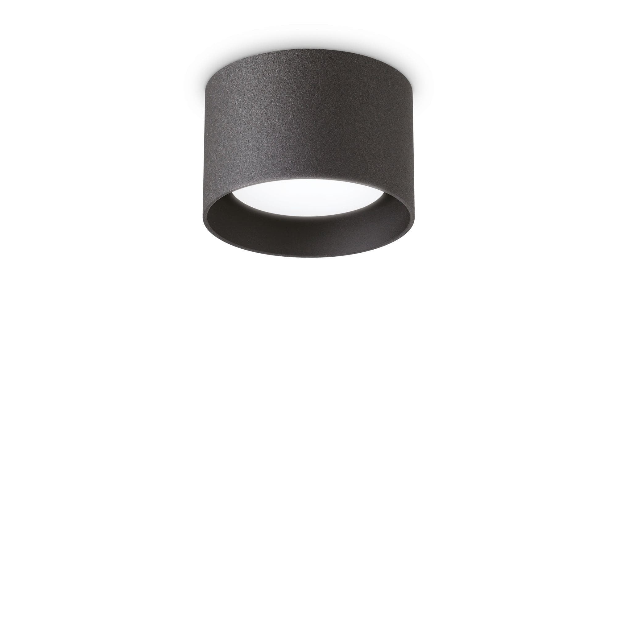 Ideal Lux Downlight Spike Round Schwarz Aluminium Ø 10 cm