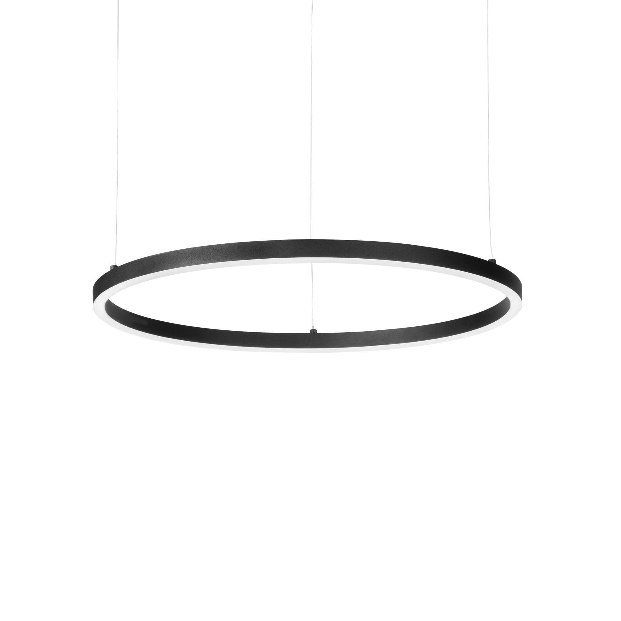 Ideal Lux LED-Hängelampe Oracle Slim Ø 70 cm Schwarz