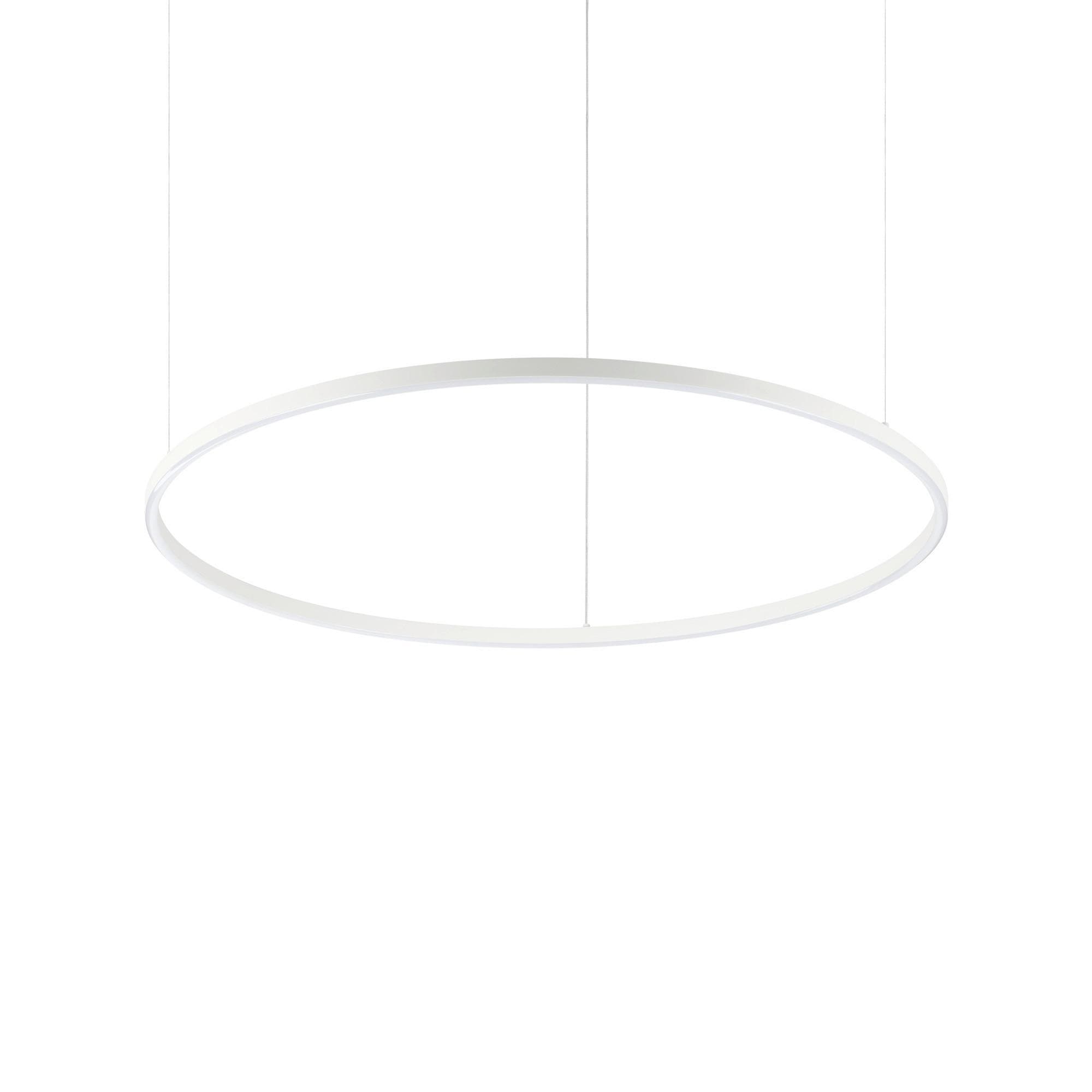 Ideal Lux LED-Hängelampe Oracle Slim Ø 90 cm Weiß
