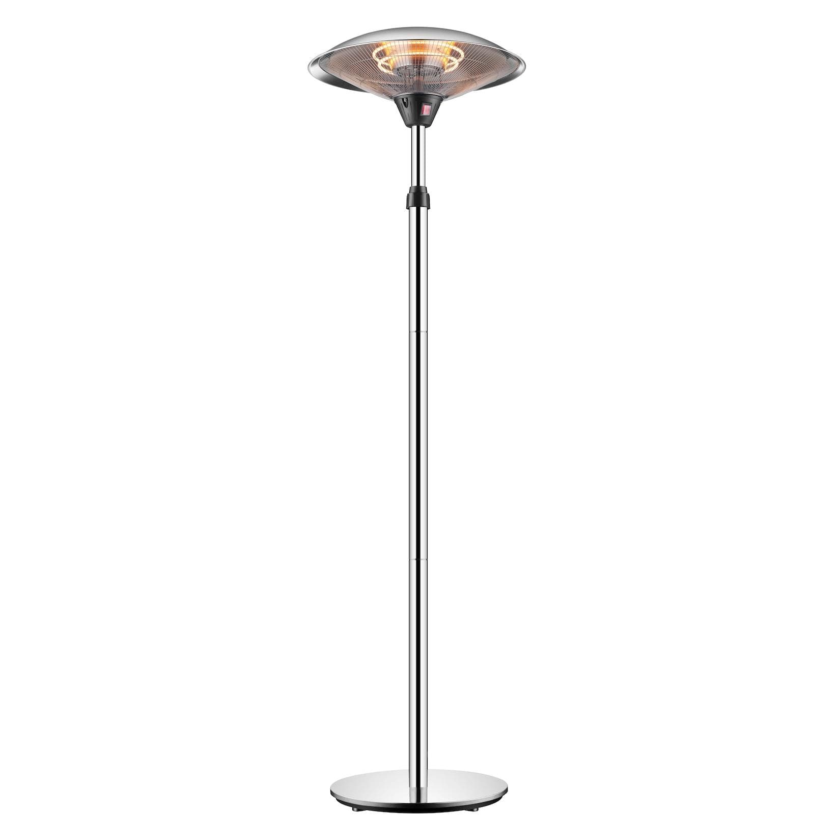TEPRO Heizstrahler Millbury Silber 2000W Außenbereich