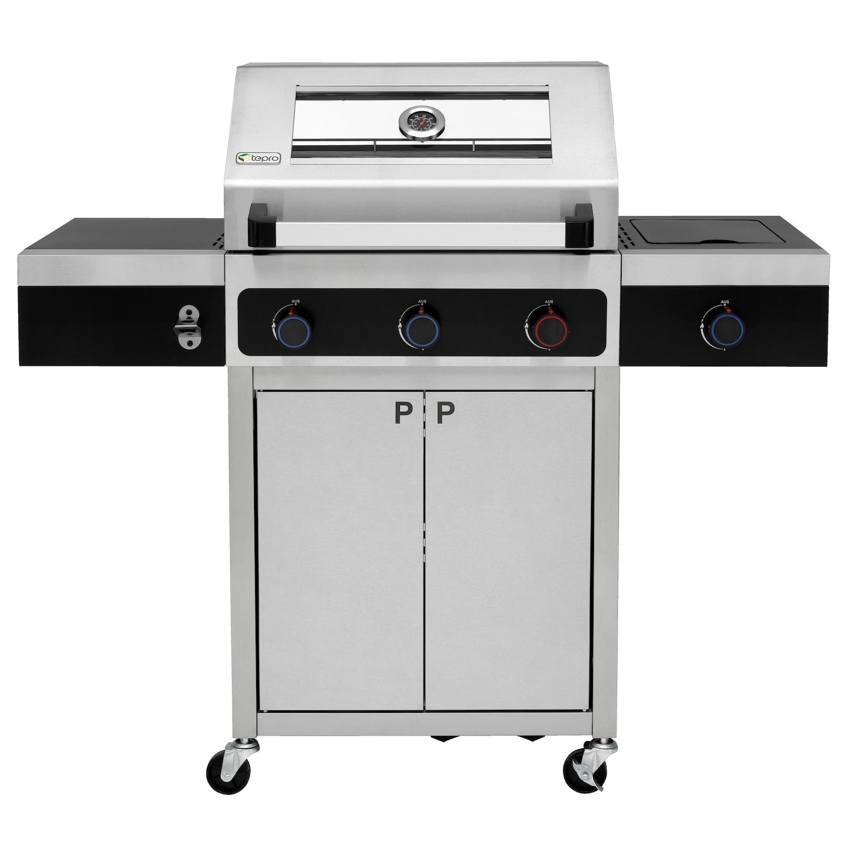 TEPRO Gasgrill Keansburg 3 Special Edition Schwarz/Edelstahlfarben