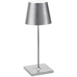 Zafferano Poldina mini Akkulampe Innen Silber
