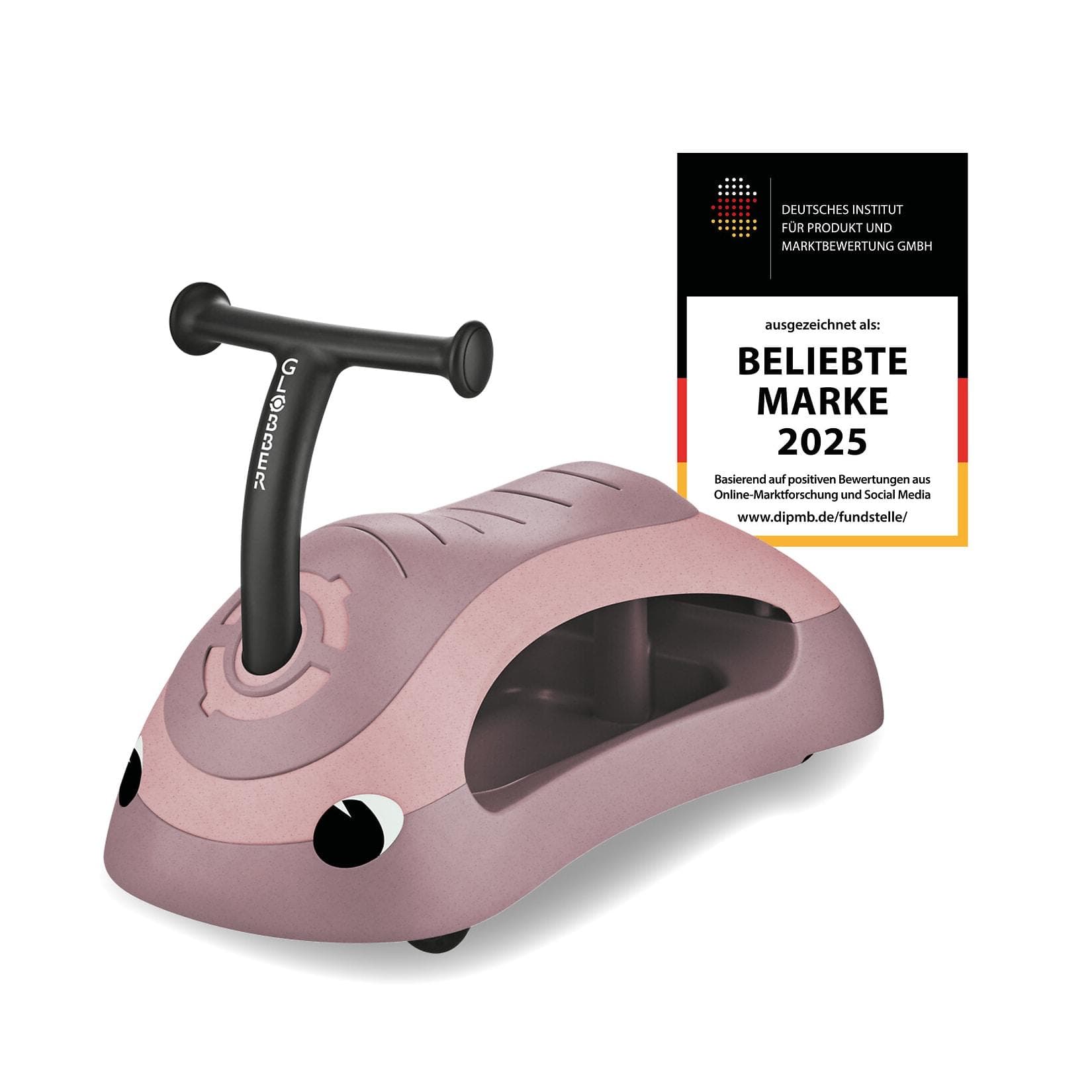 Globber Walk N' Roll 2in1 ECO Lauflernwagen Rutschauto Rosa