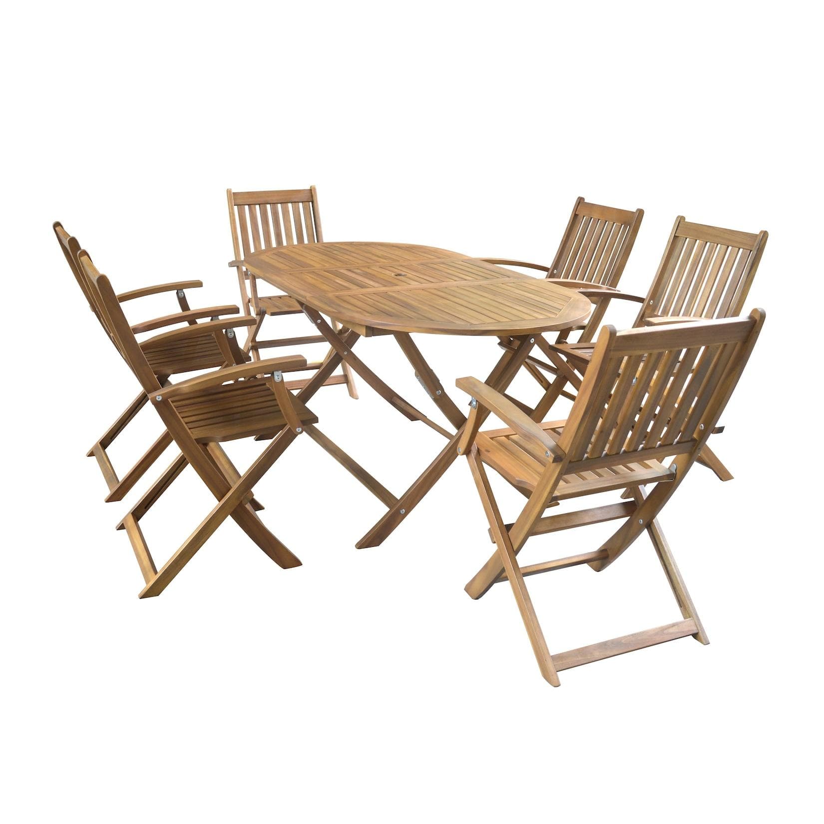 Prestige Home 7-tlg. Sitzgruppe Boston Akazienholz Braun